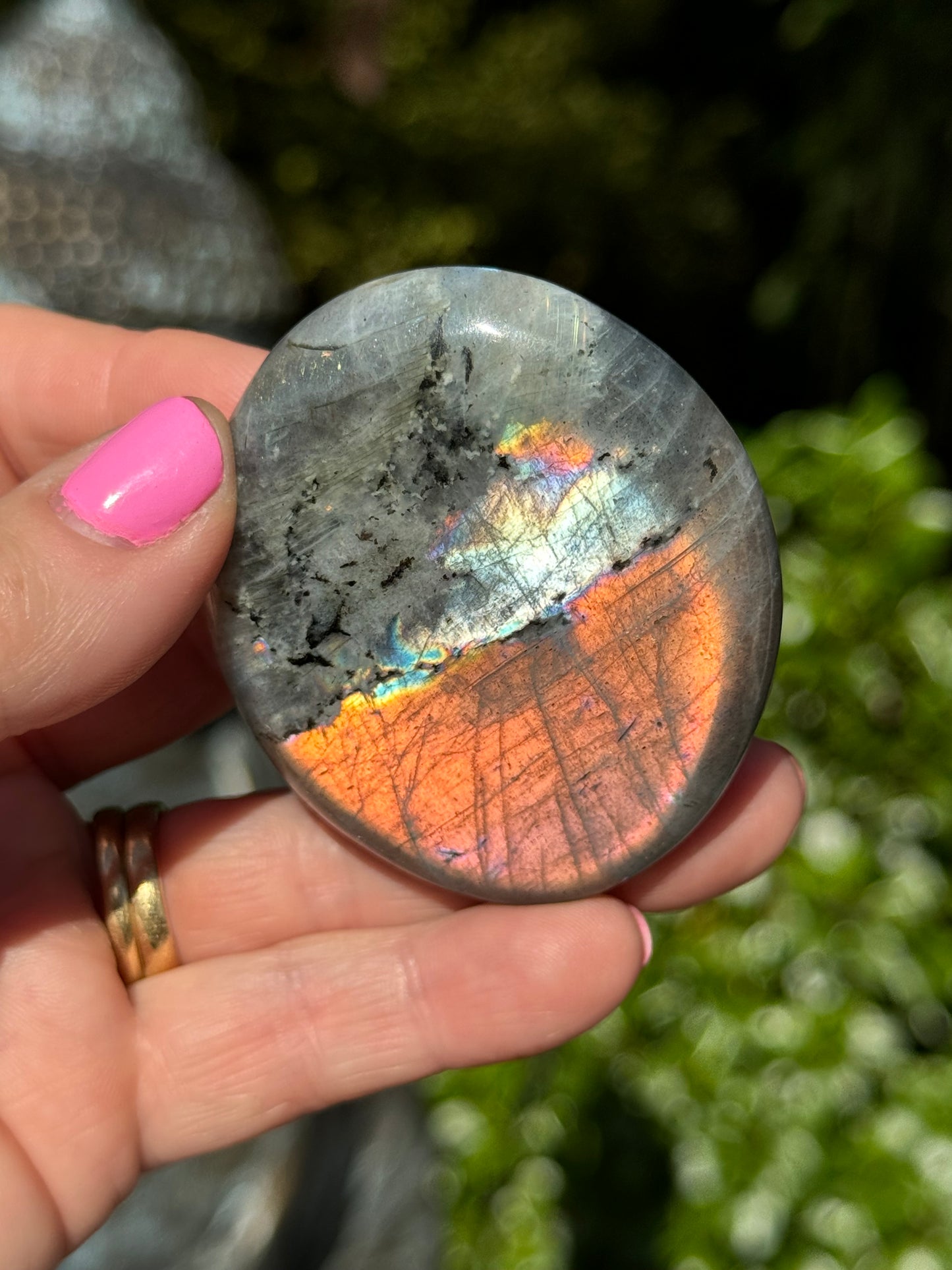 Labradorite Palm Stone
