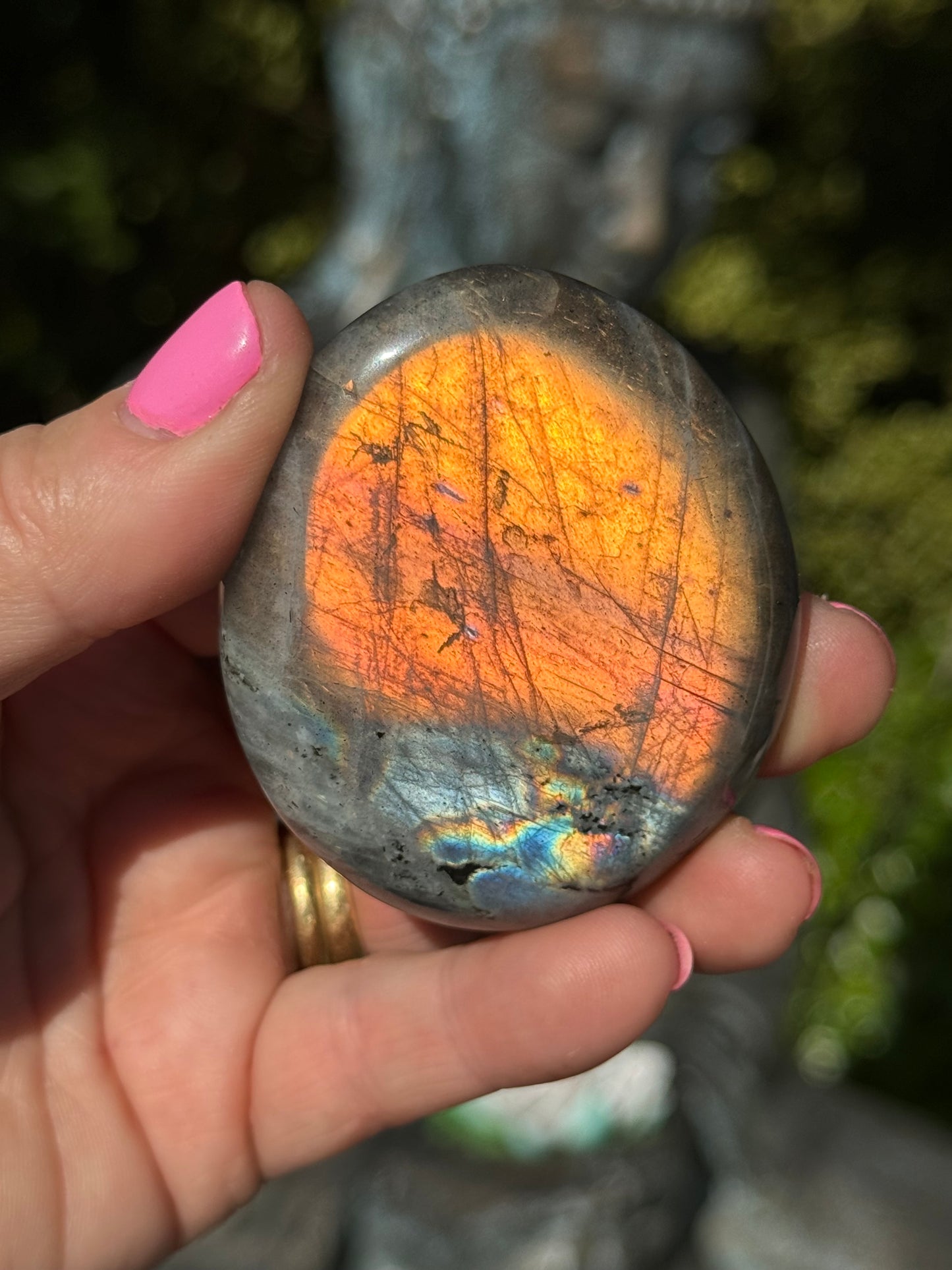 Labradorite Palm Stone