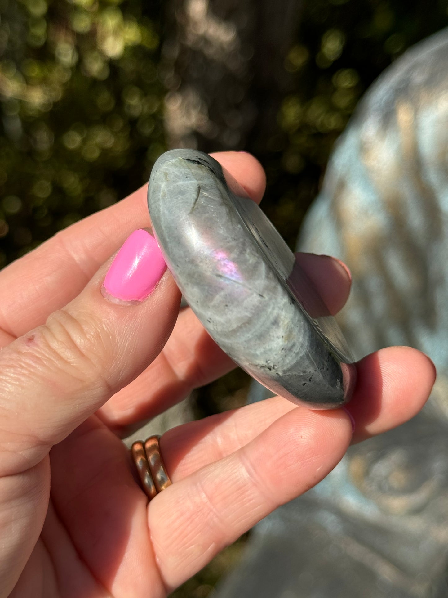 Labradorite Palm Stone