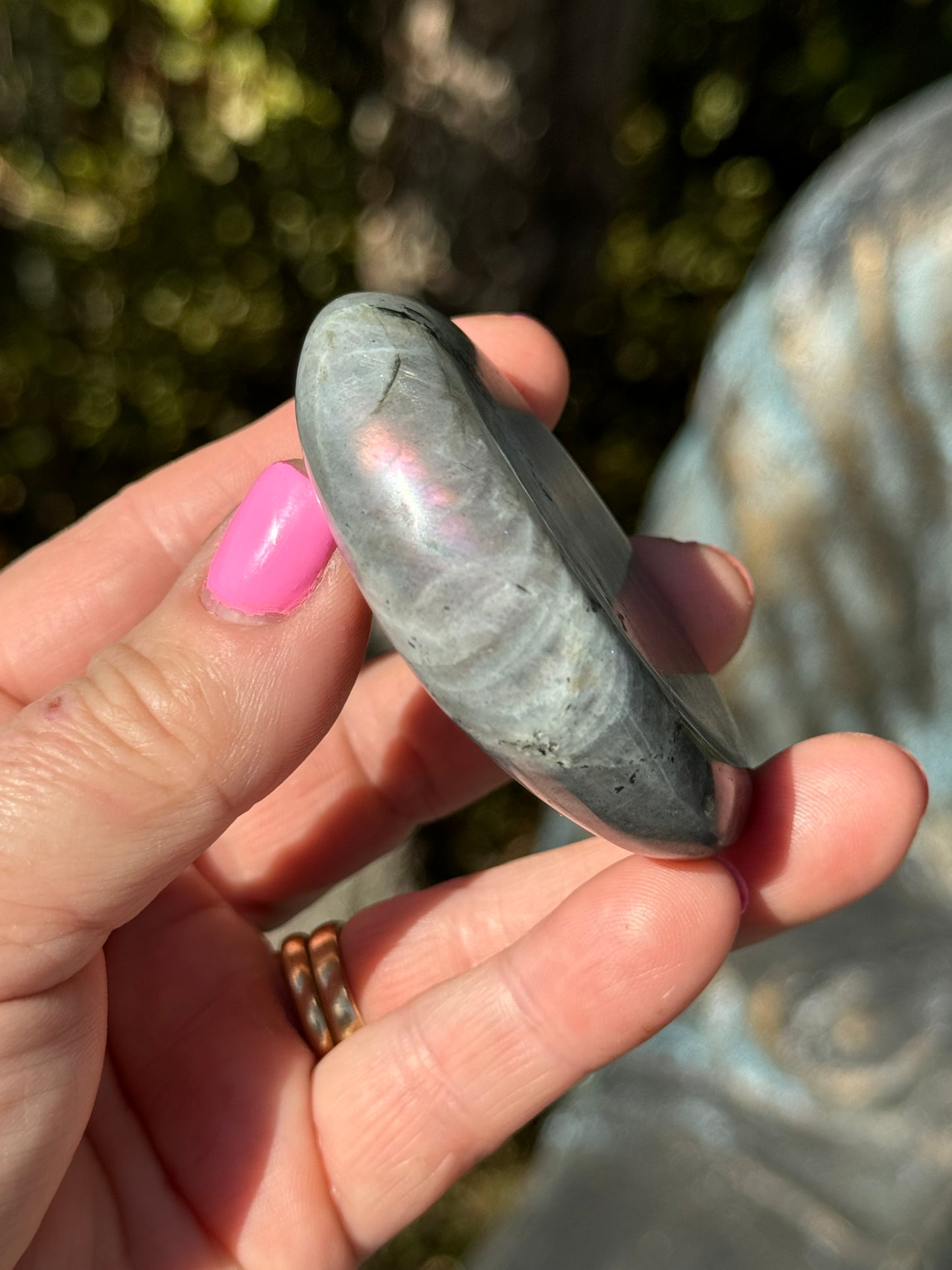 Labradorite Palm Stone