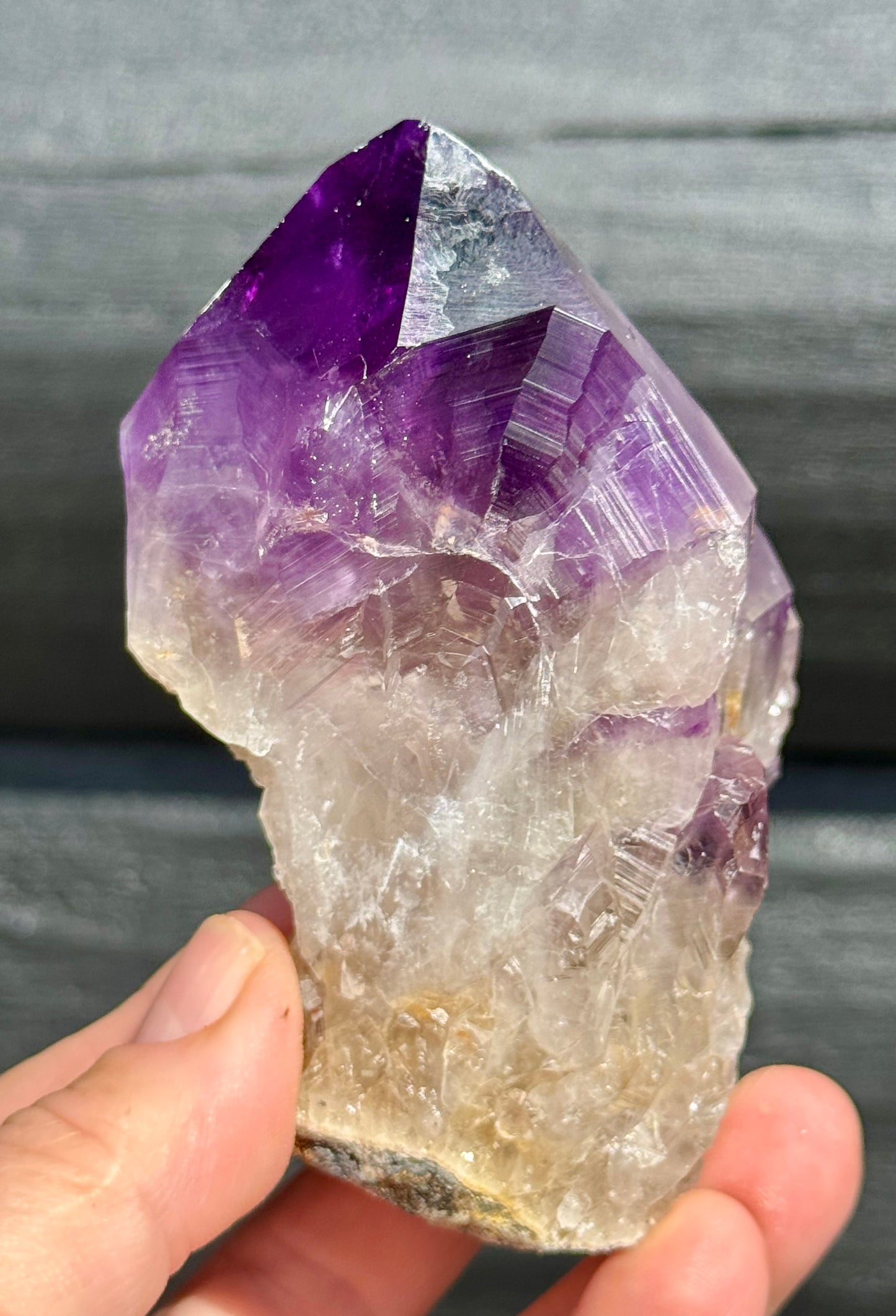 Amethyst Cluster, Large Deep Purple Points