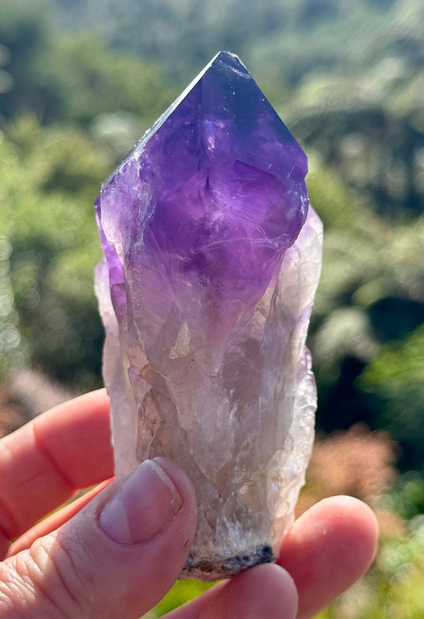 Amethyst Cluster, Large Deep Purple Points