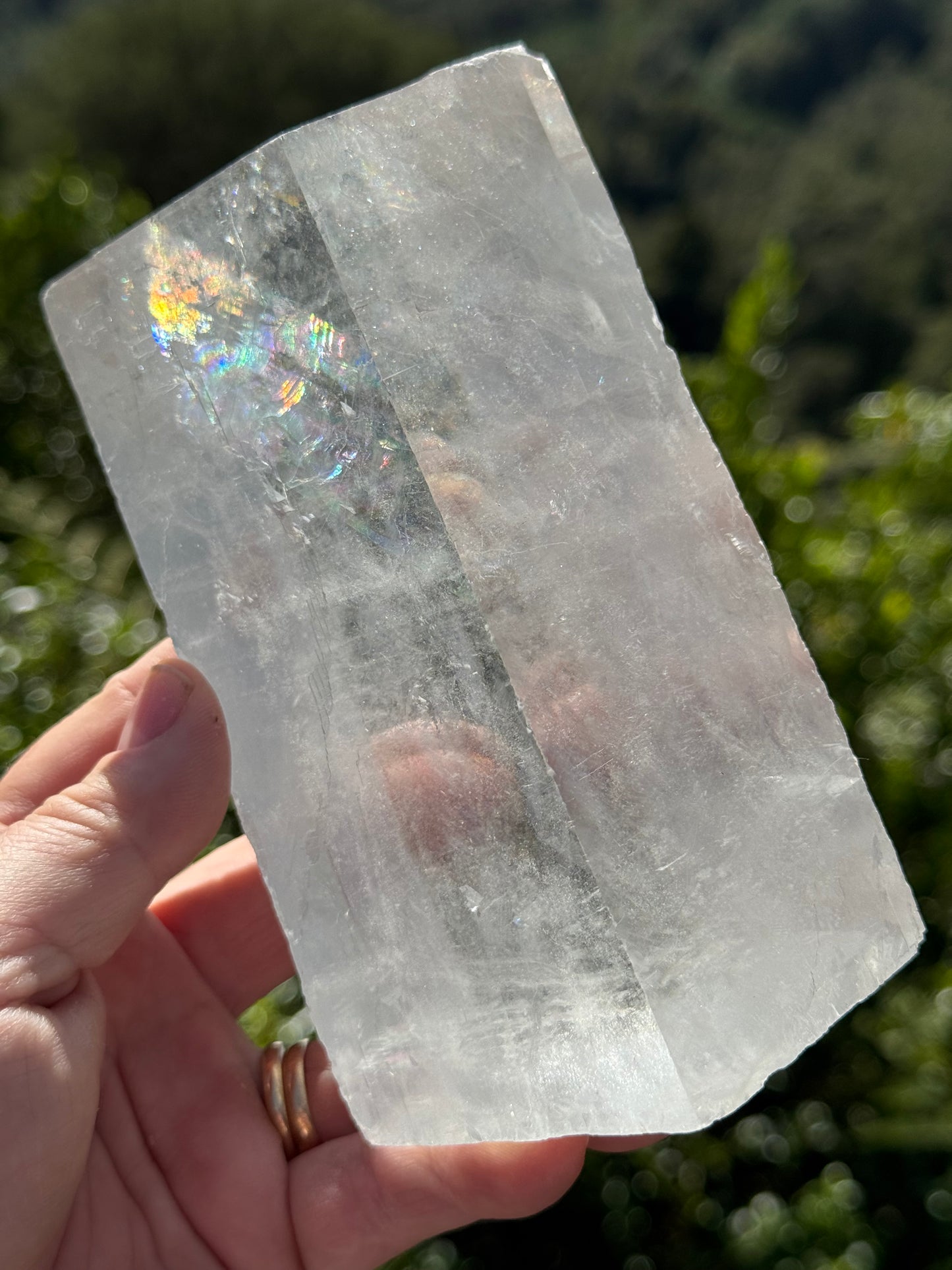 Iceland Spar-Optical Calcite Rhomboid Cube