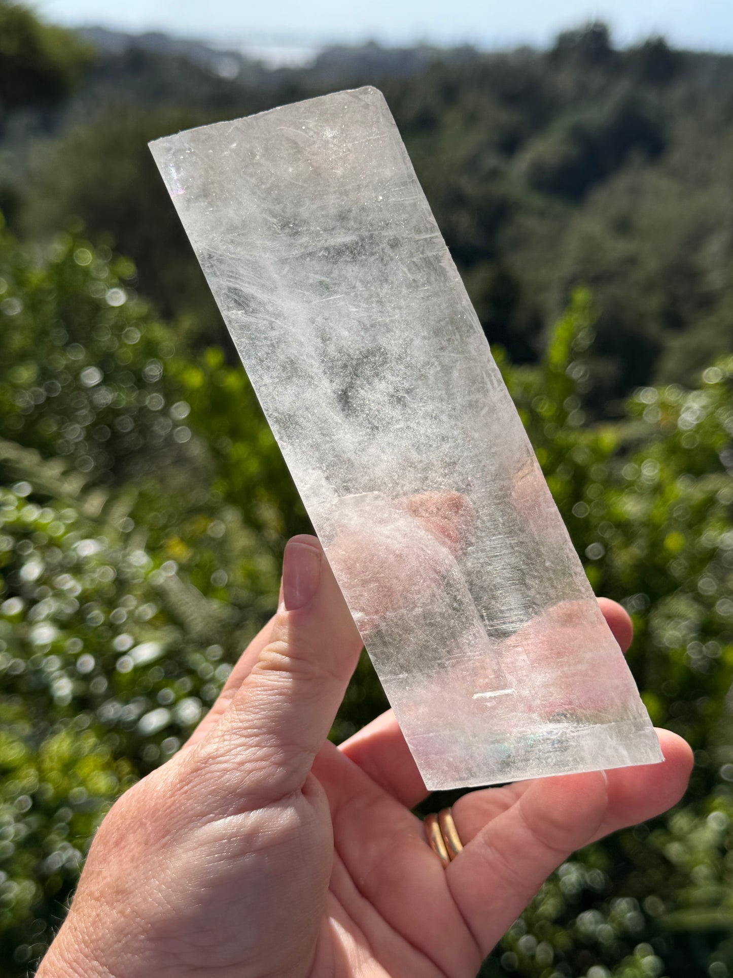 Iceland Spar-Optical Calcite Rhomboid Cube