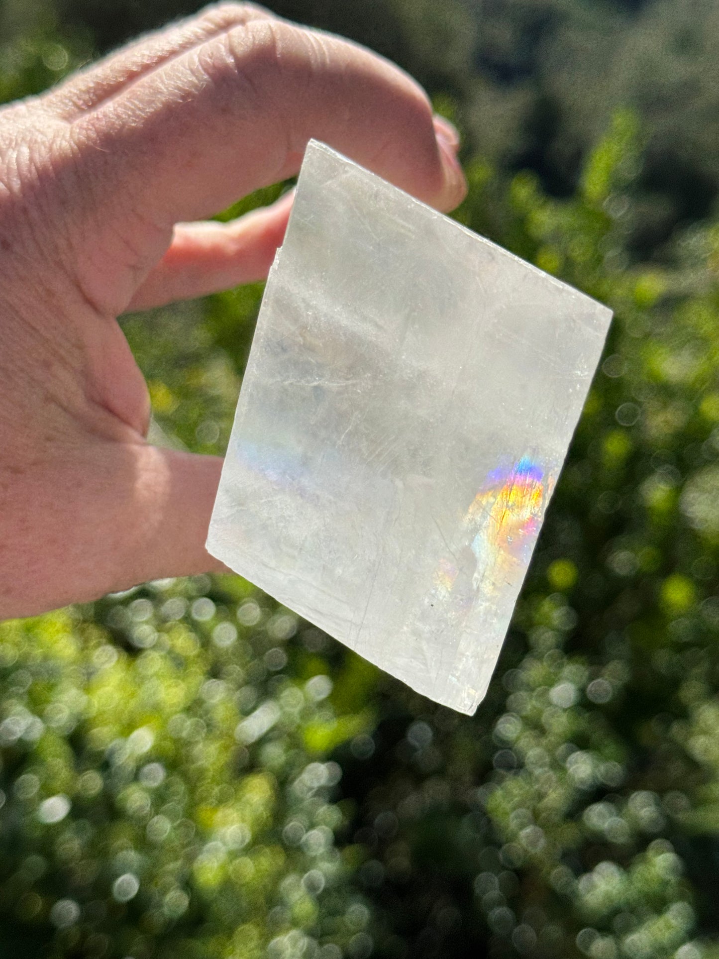 Iceland Spar-Optical Calcite Rhomboid Cube