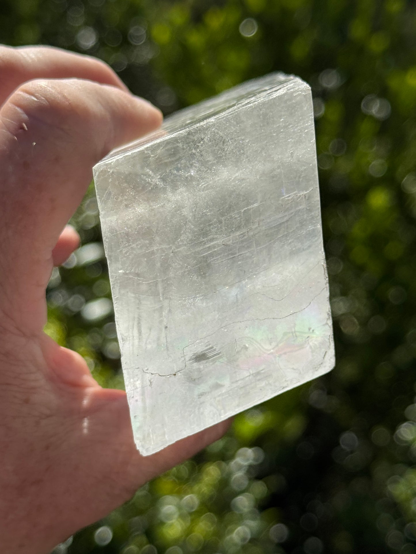 Iceland Spar-Optical Calcite Rhomboid Cube