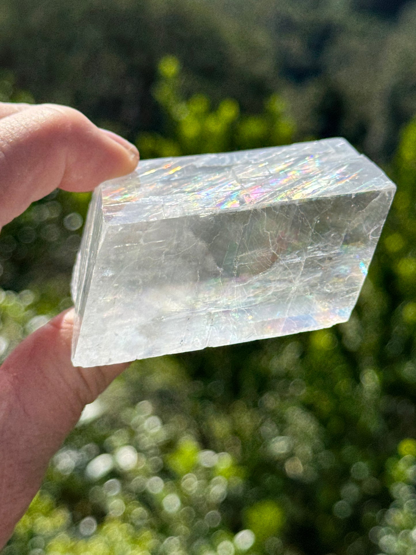 Iceland Spar-Optical Calcite Rhomboid Cube