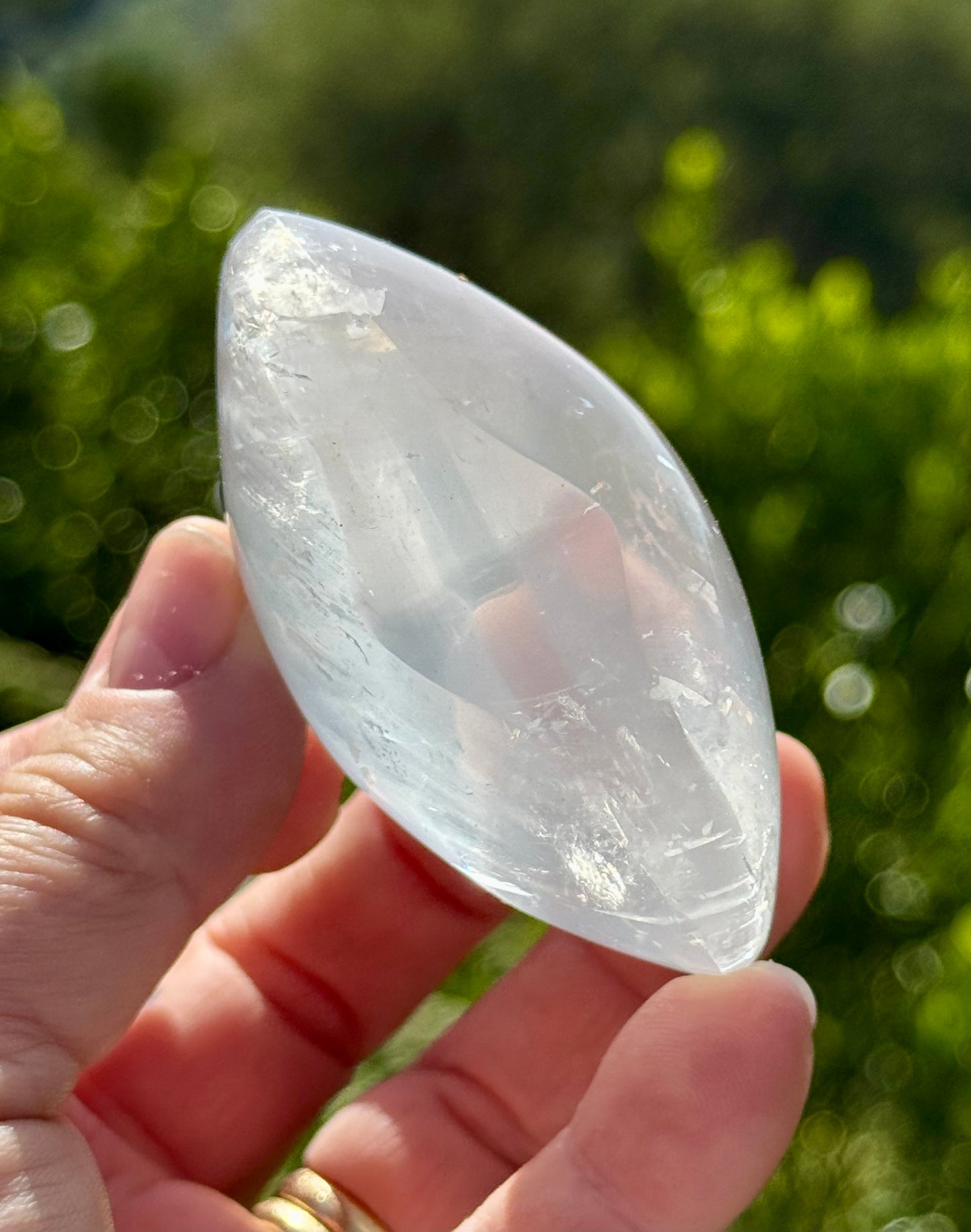 Iceland Spar-Optical Calcite Heart