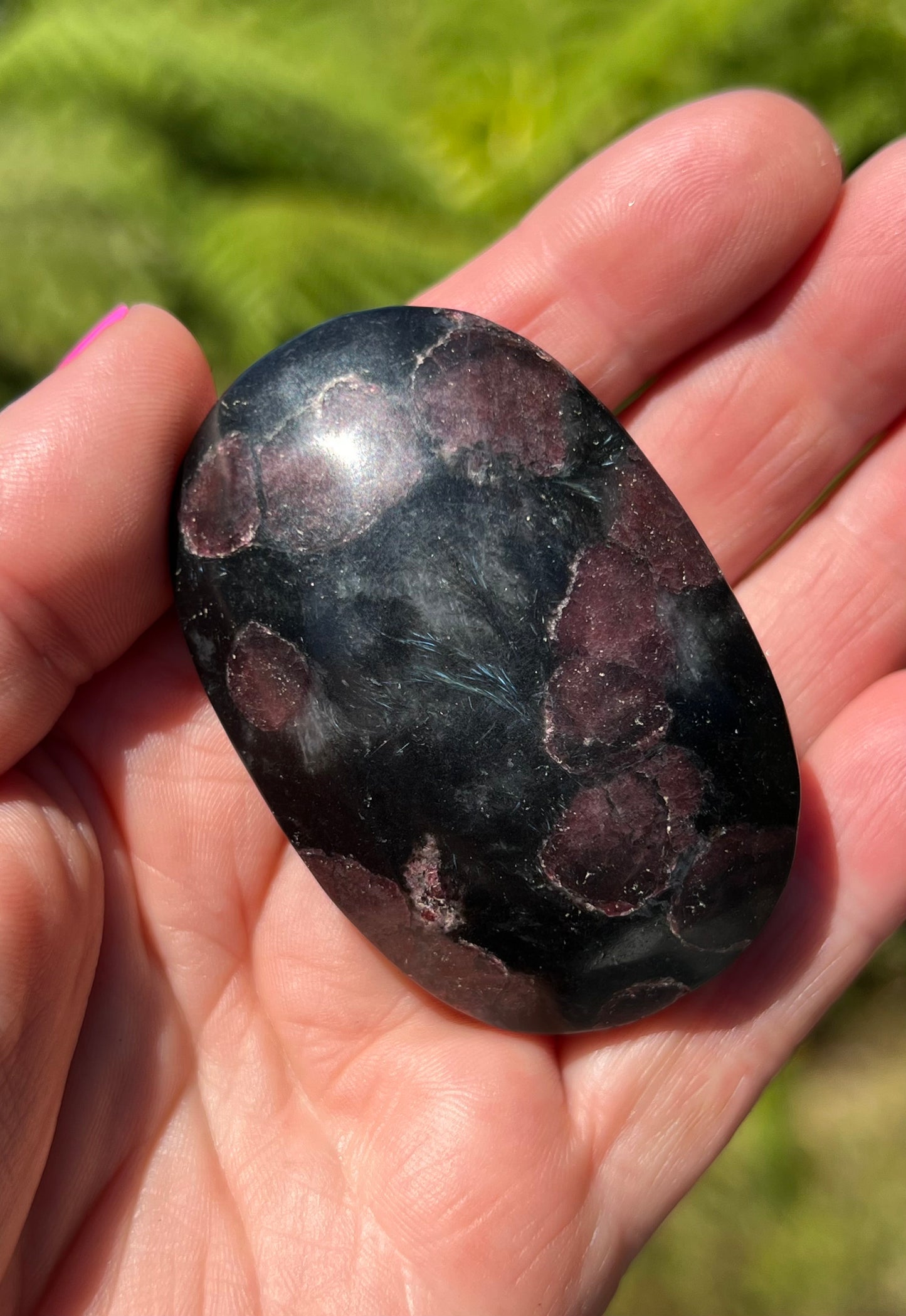 Almandine Garnet in Anthophyllite and Cordierite Soapstone