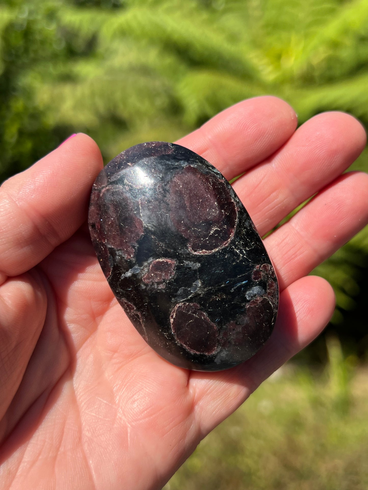 Almandine Garnet in Anthophyllite and Cordierite Soapstone