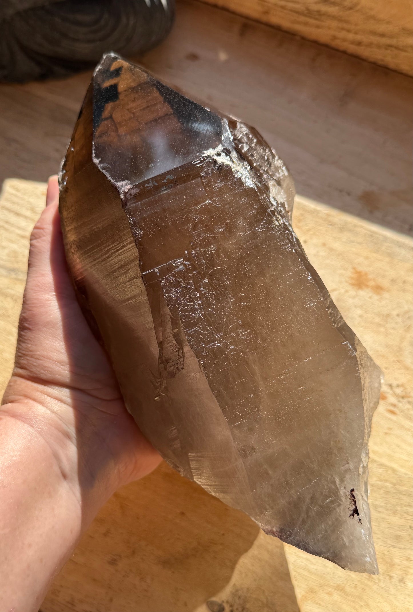 Natural Smoky Morion Quartz