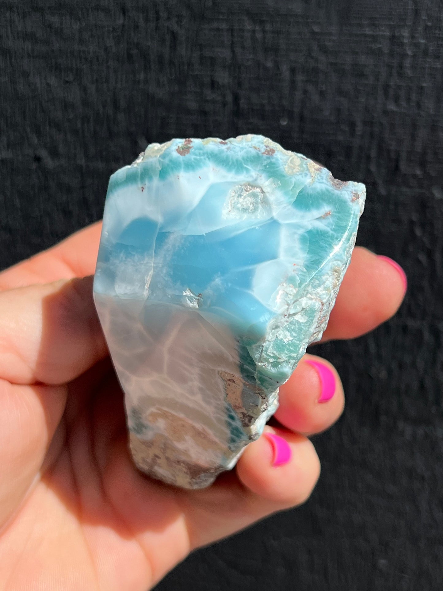 Larimar, Semi Polished Piece