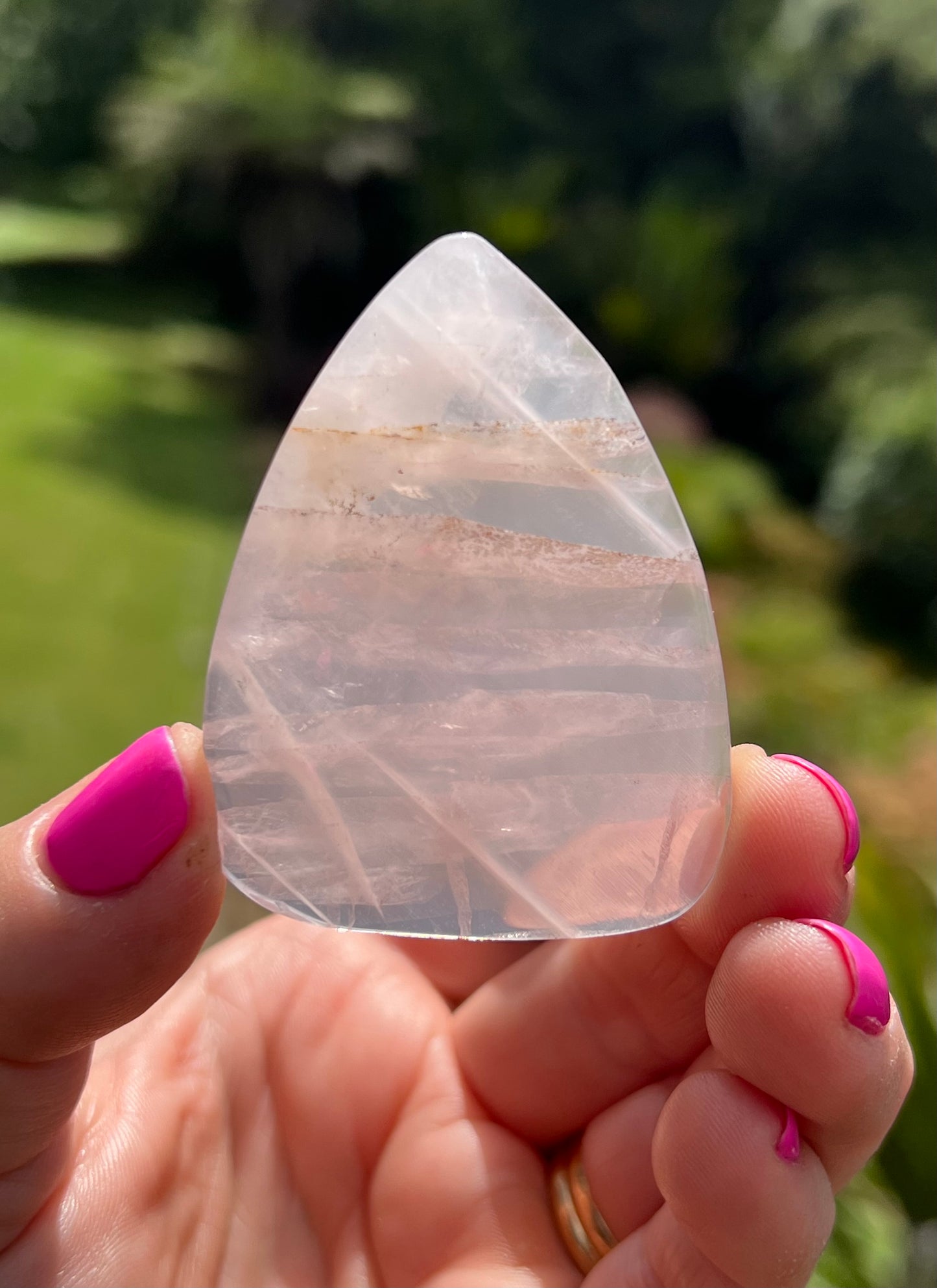 Dendritic Star Rose Quartz freeform