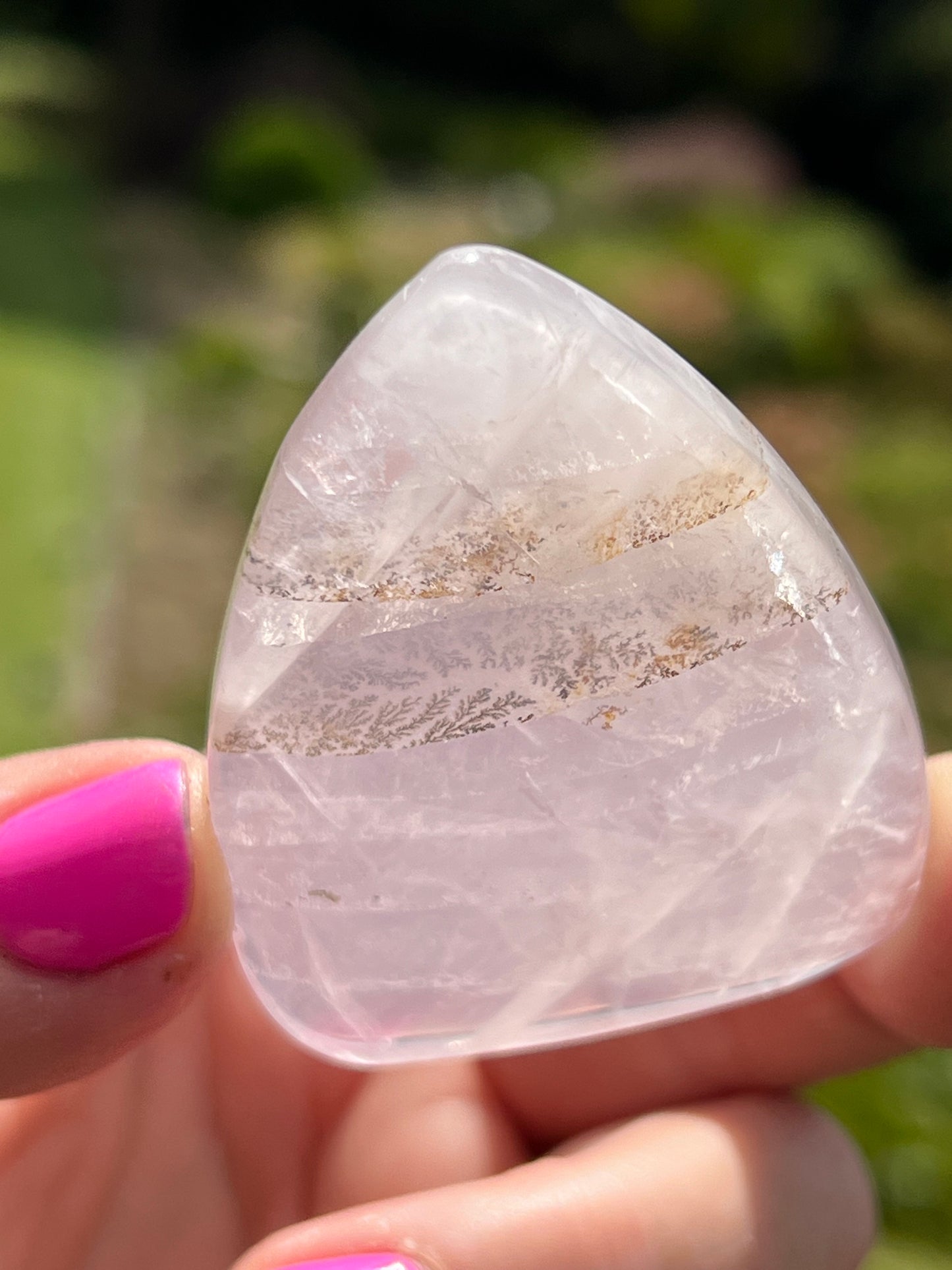 Dendritic Star Rose Quartz freeform
