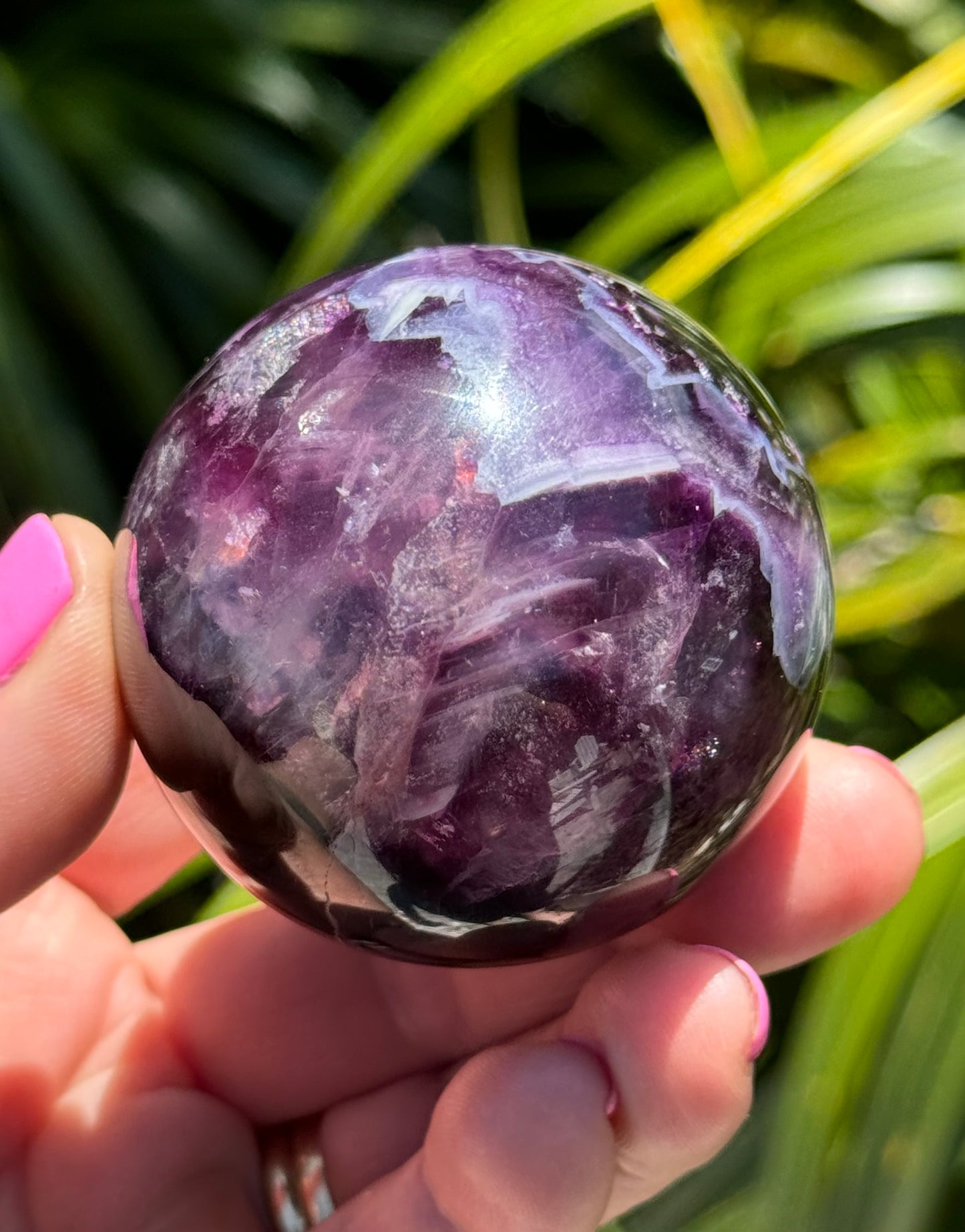 Purple Fluorite Sphere