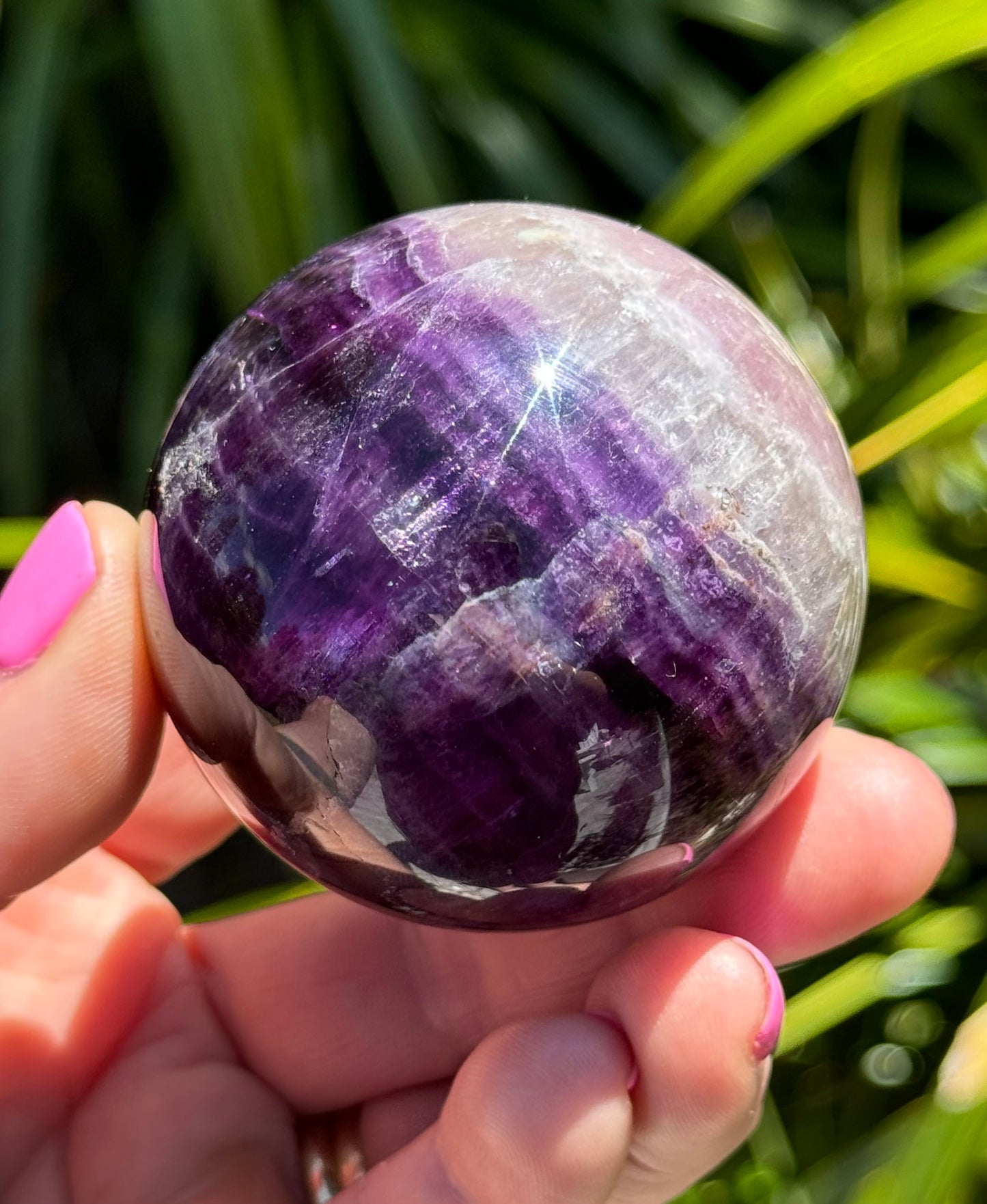 Purple Fluorite Sphere