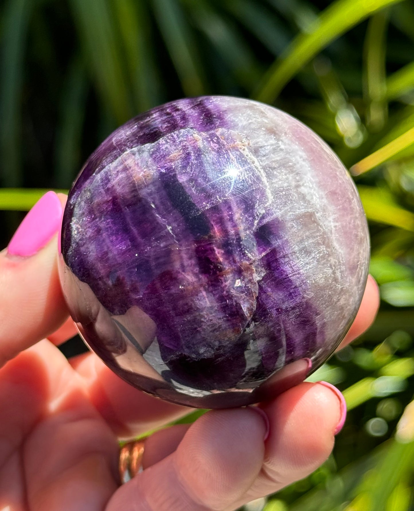 Purple Fluorite Sphere
