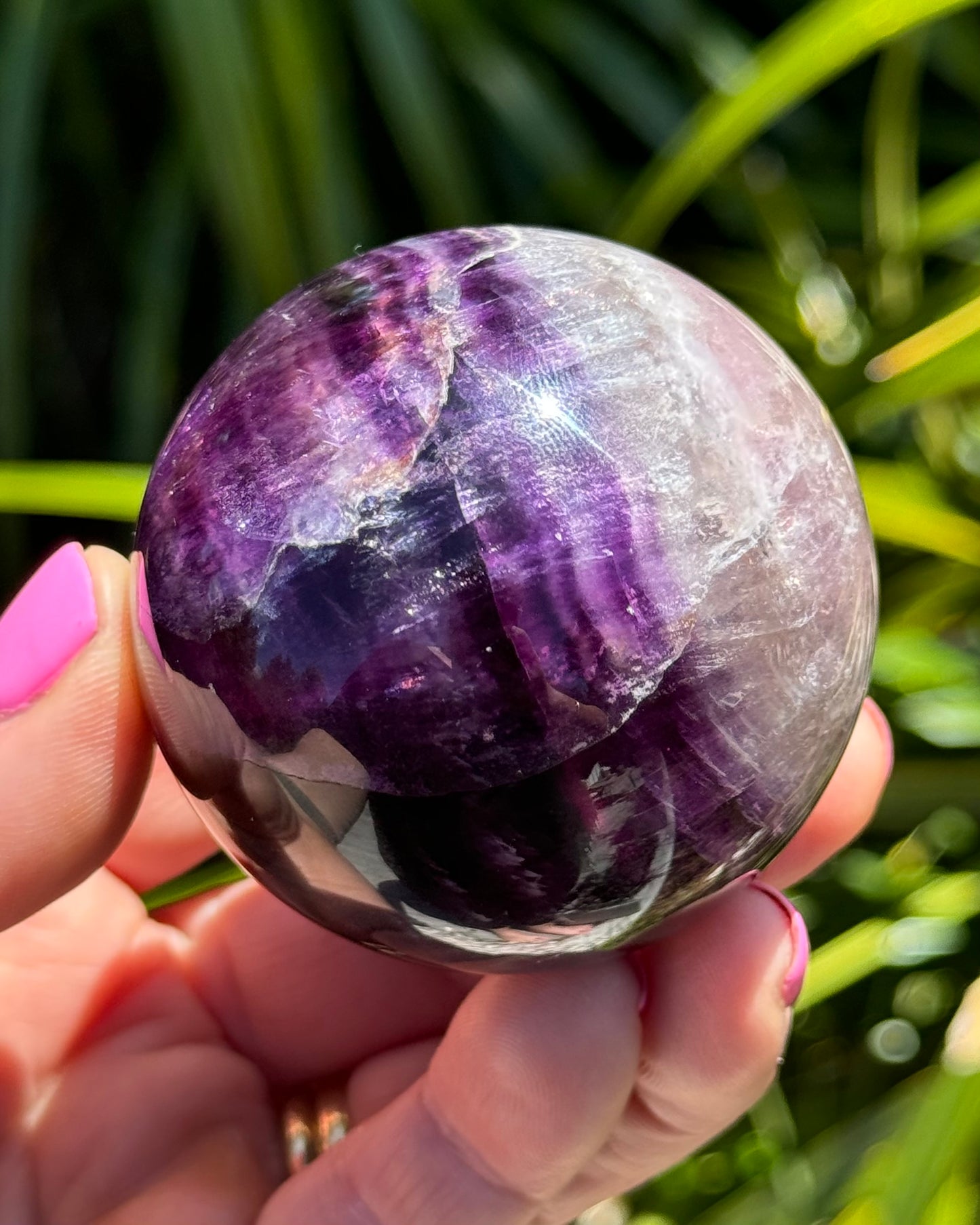 Purple Fluorite Sphere