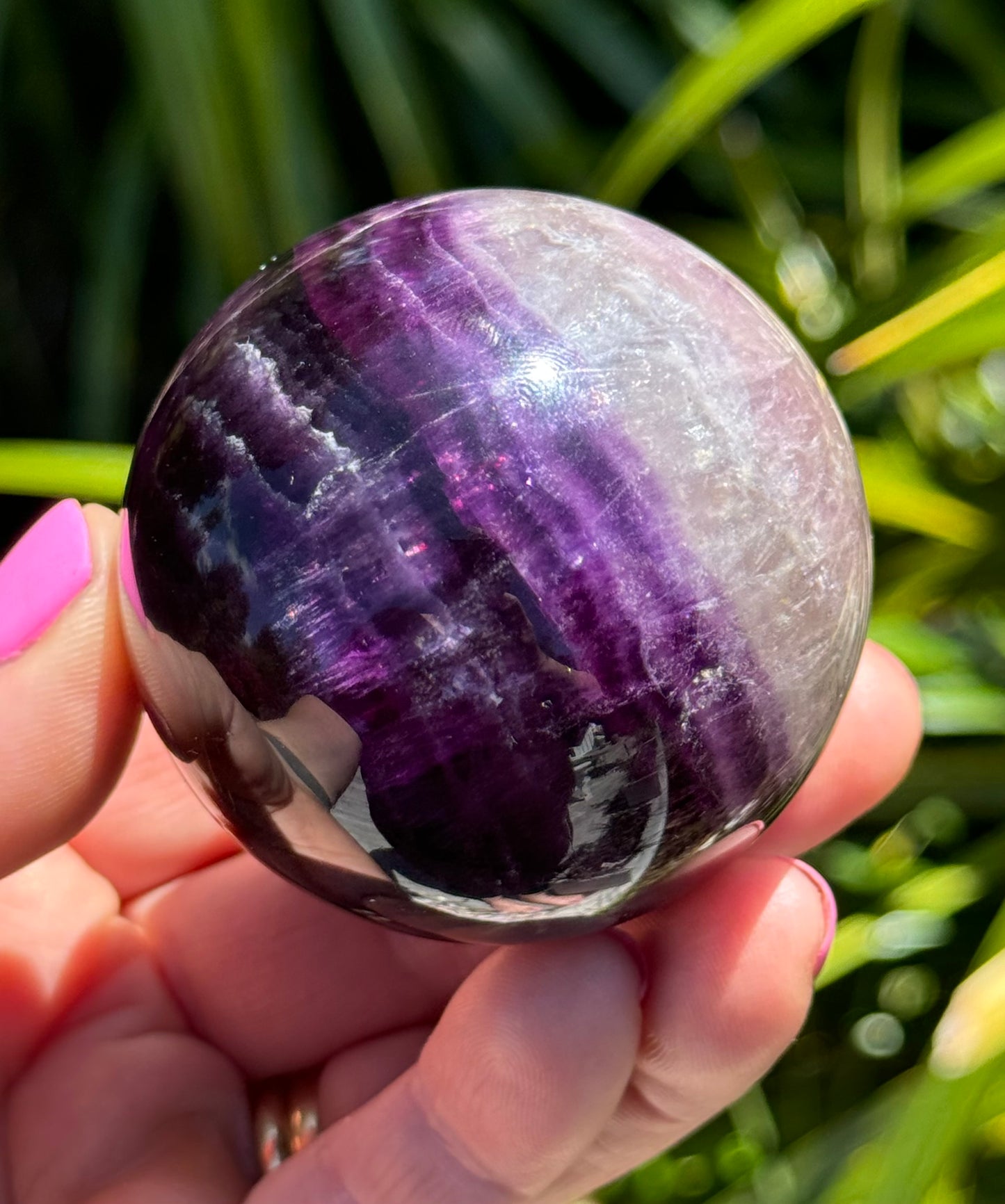 Purple Fluorite Sphere