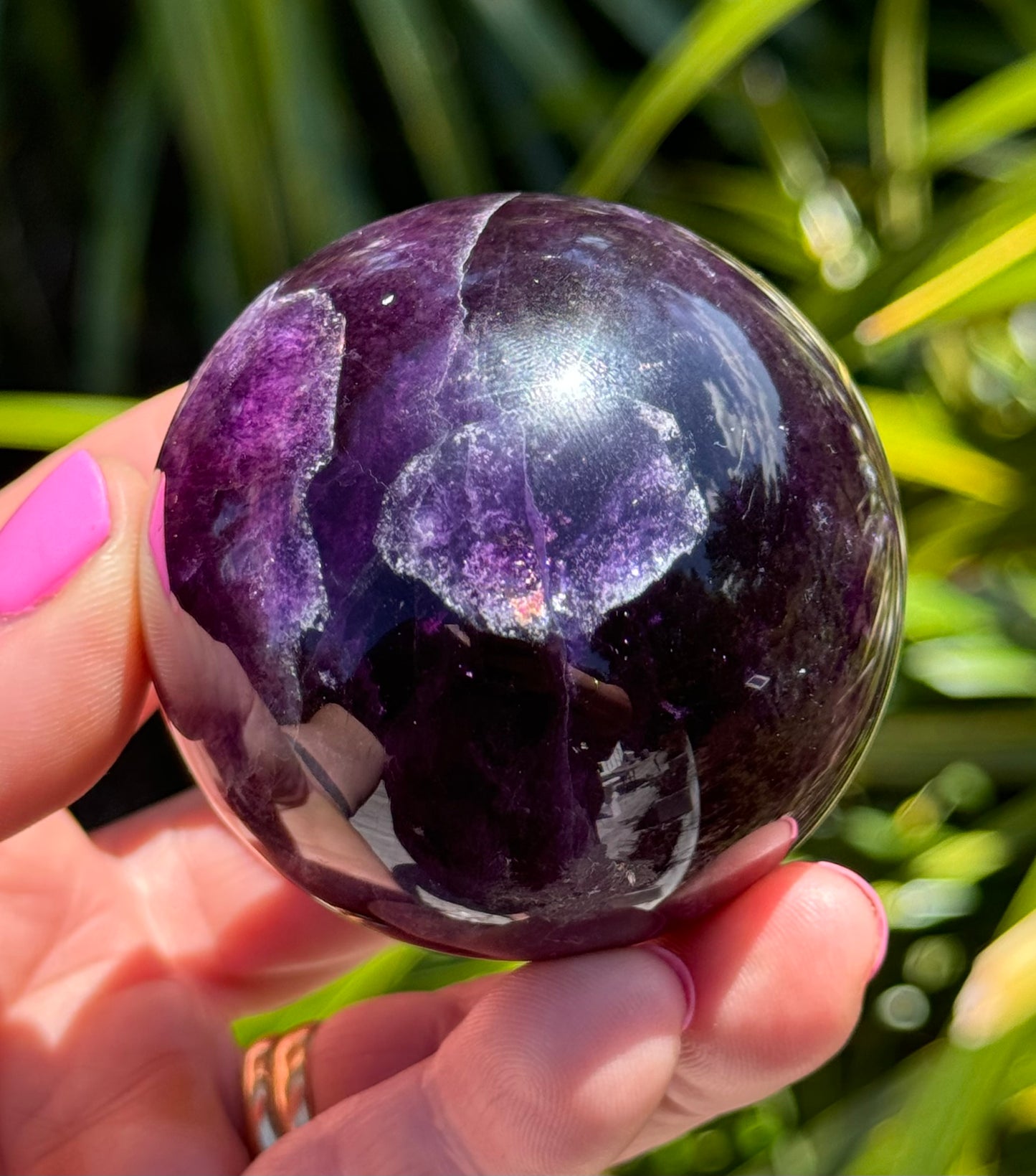 Purple Fluorite Sphere