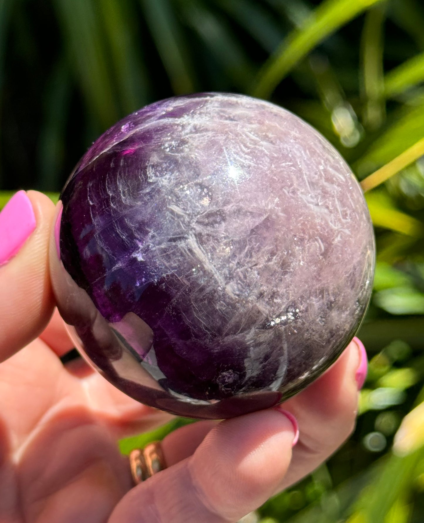 Purple Fluorite Sphere