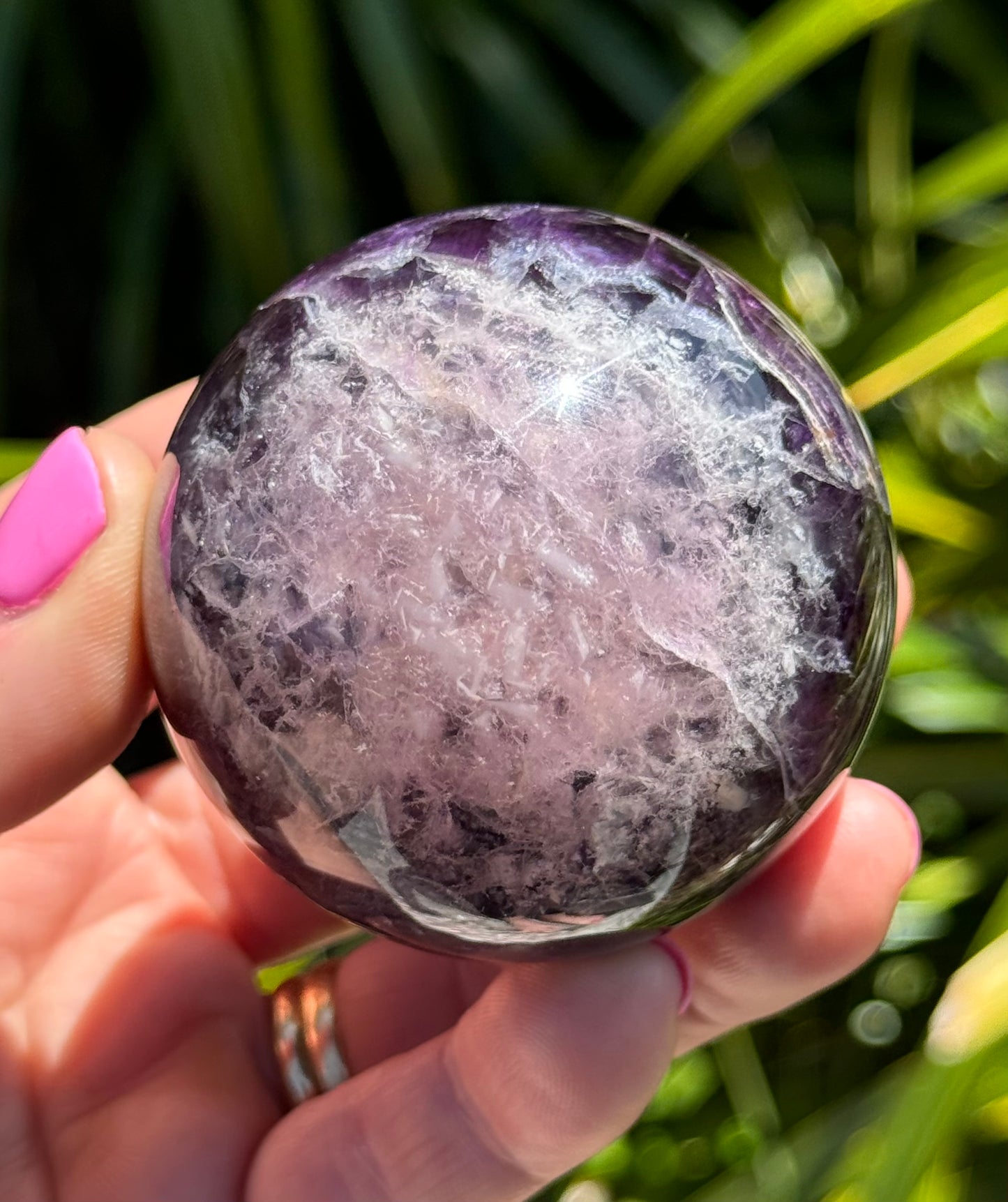 Purple Fluorite Sphere
