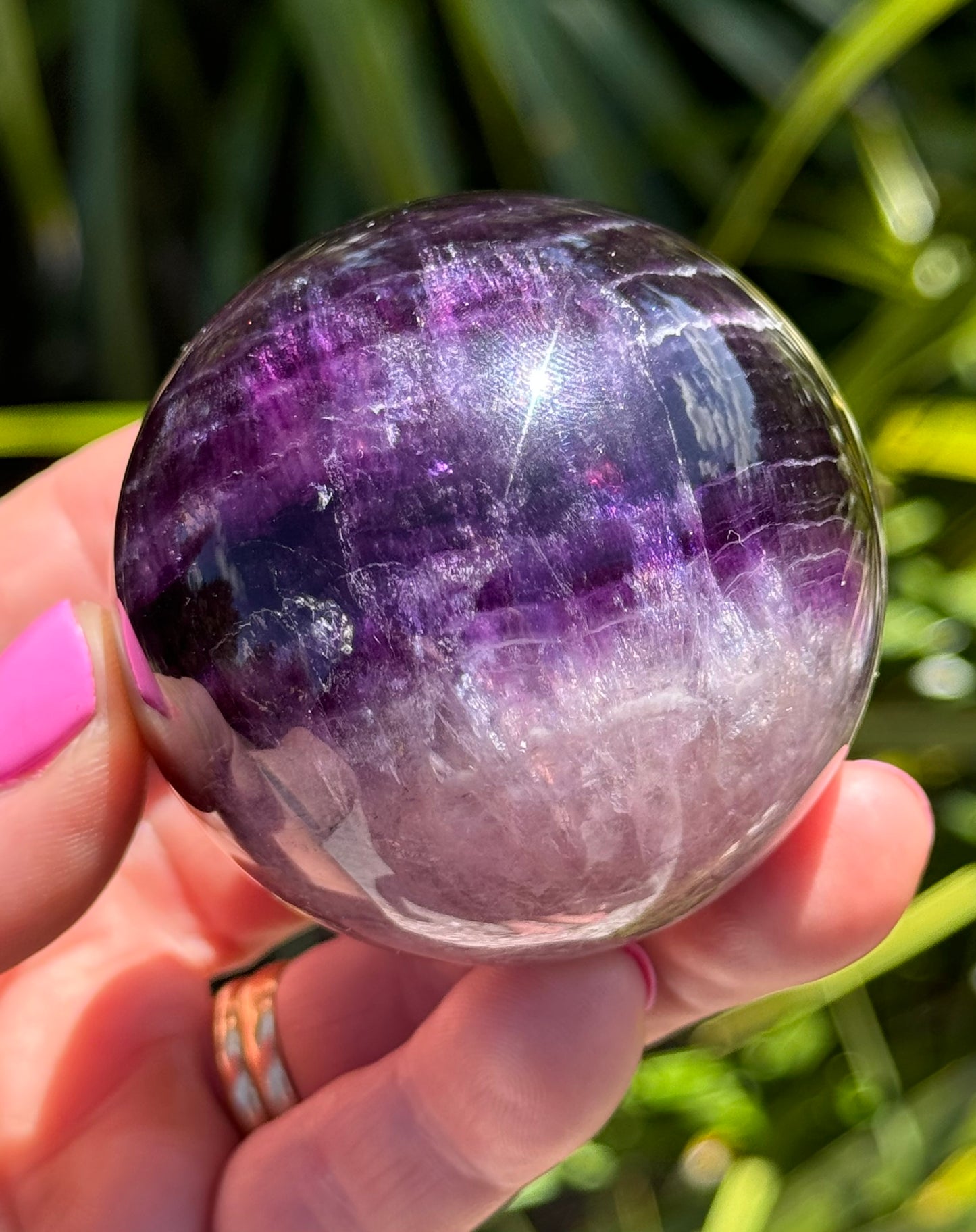 Purple Fluorite Sphere