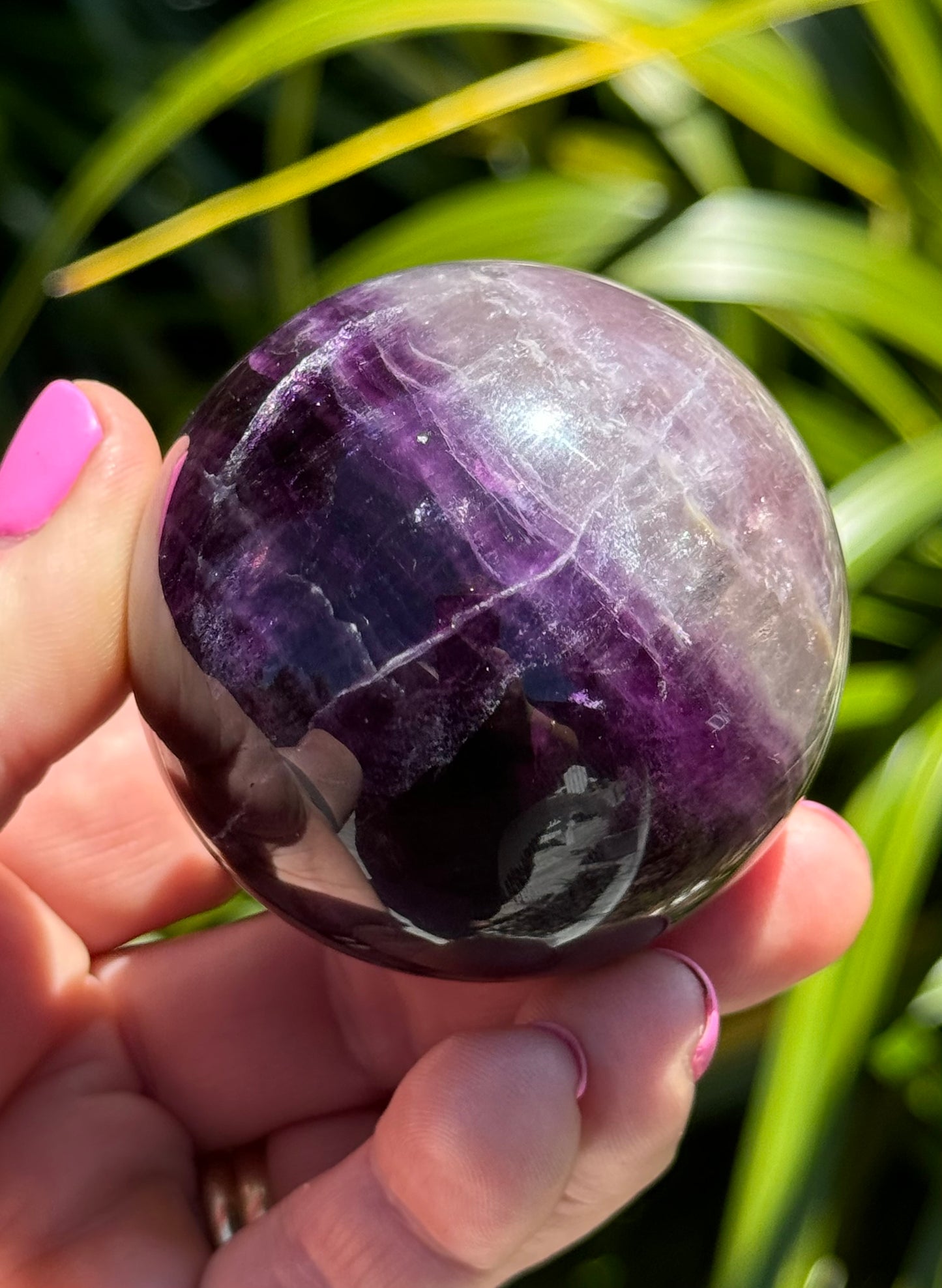 Purple Fluorite Sphere