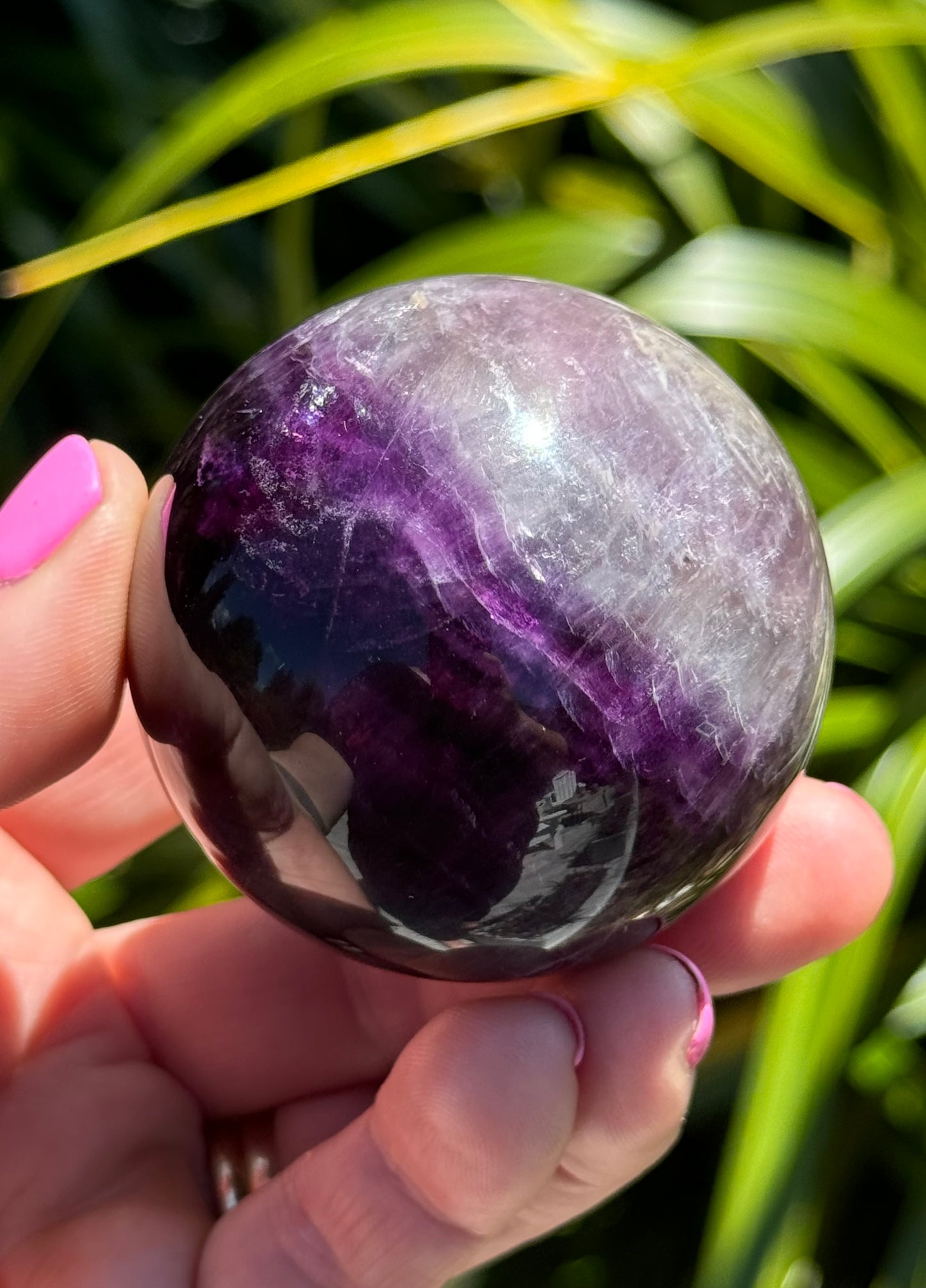 Purple Fluorite Sphere