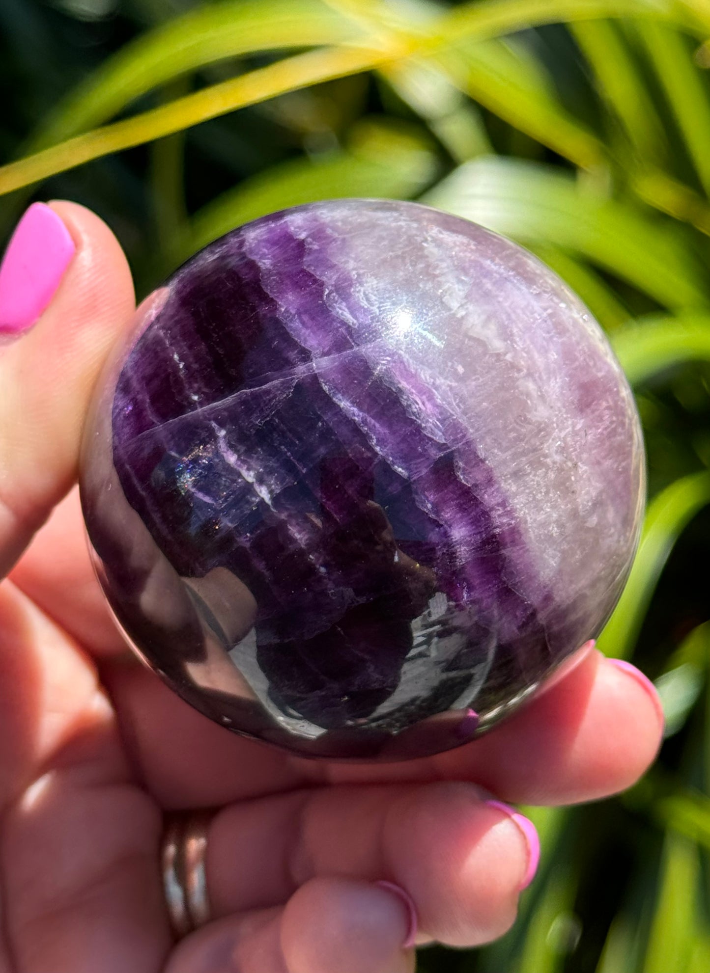 Purple Fluorite Sphere