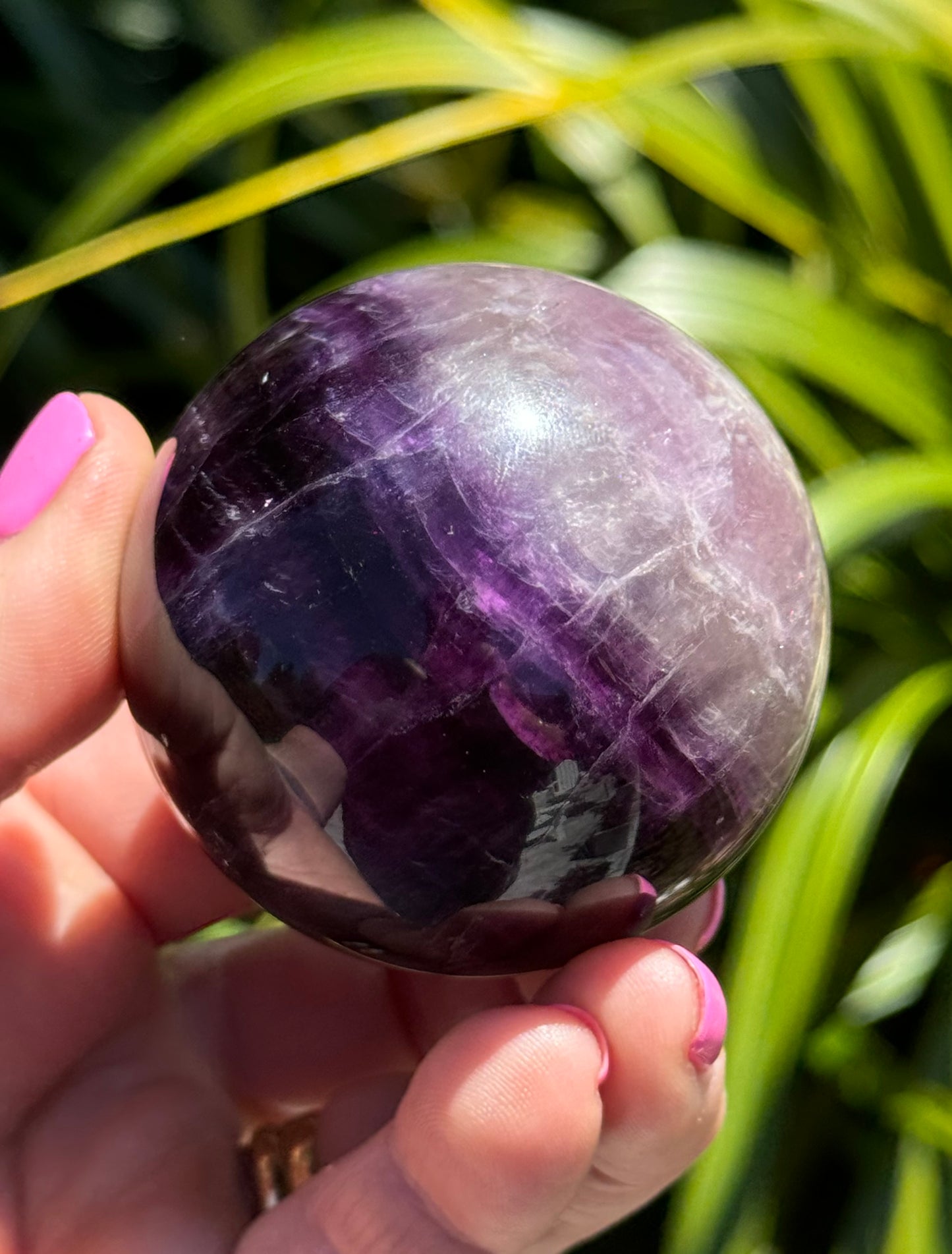 Purple Fluorite Sphere