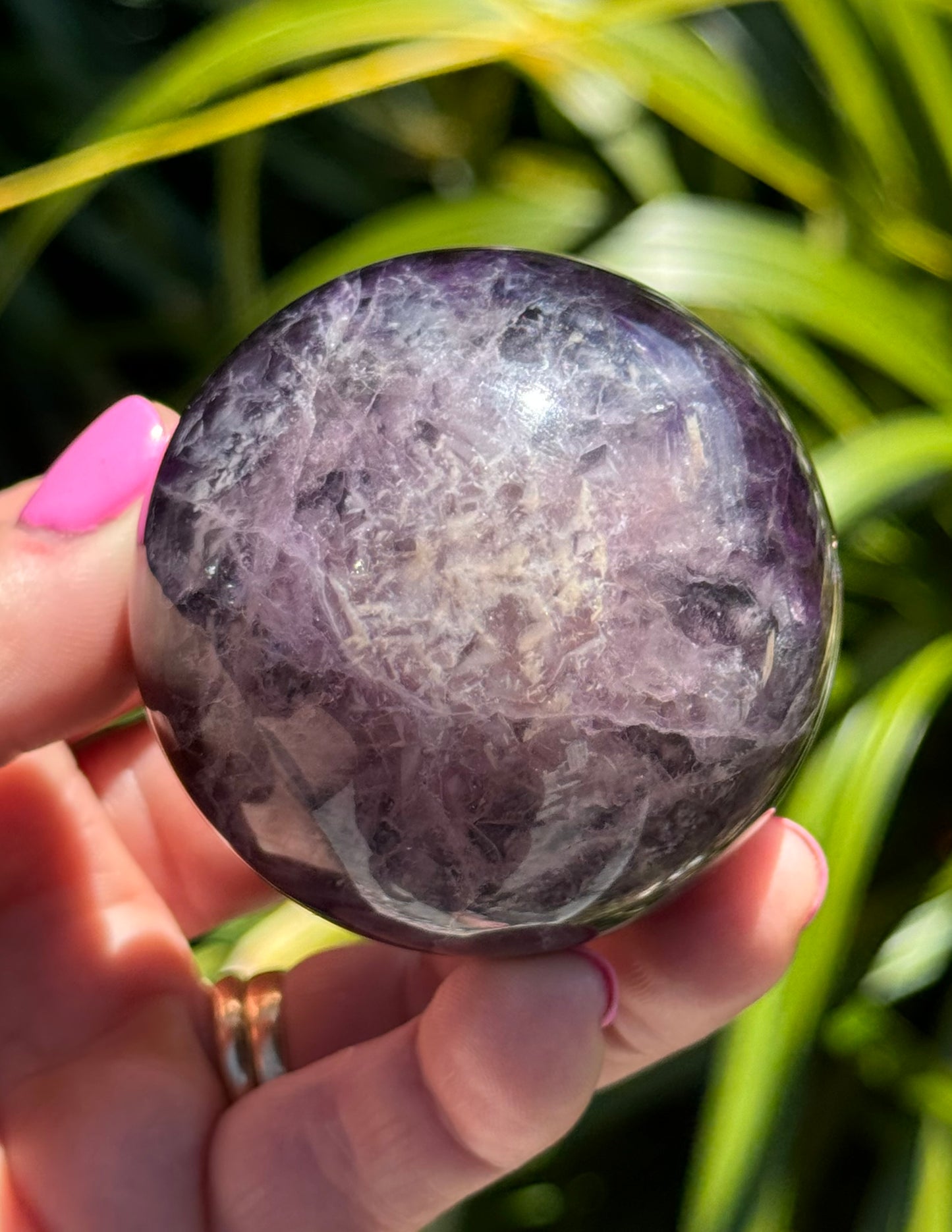 Purple Fluorite Sphere