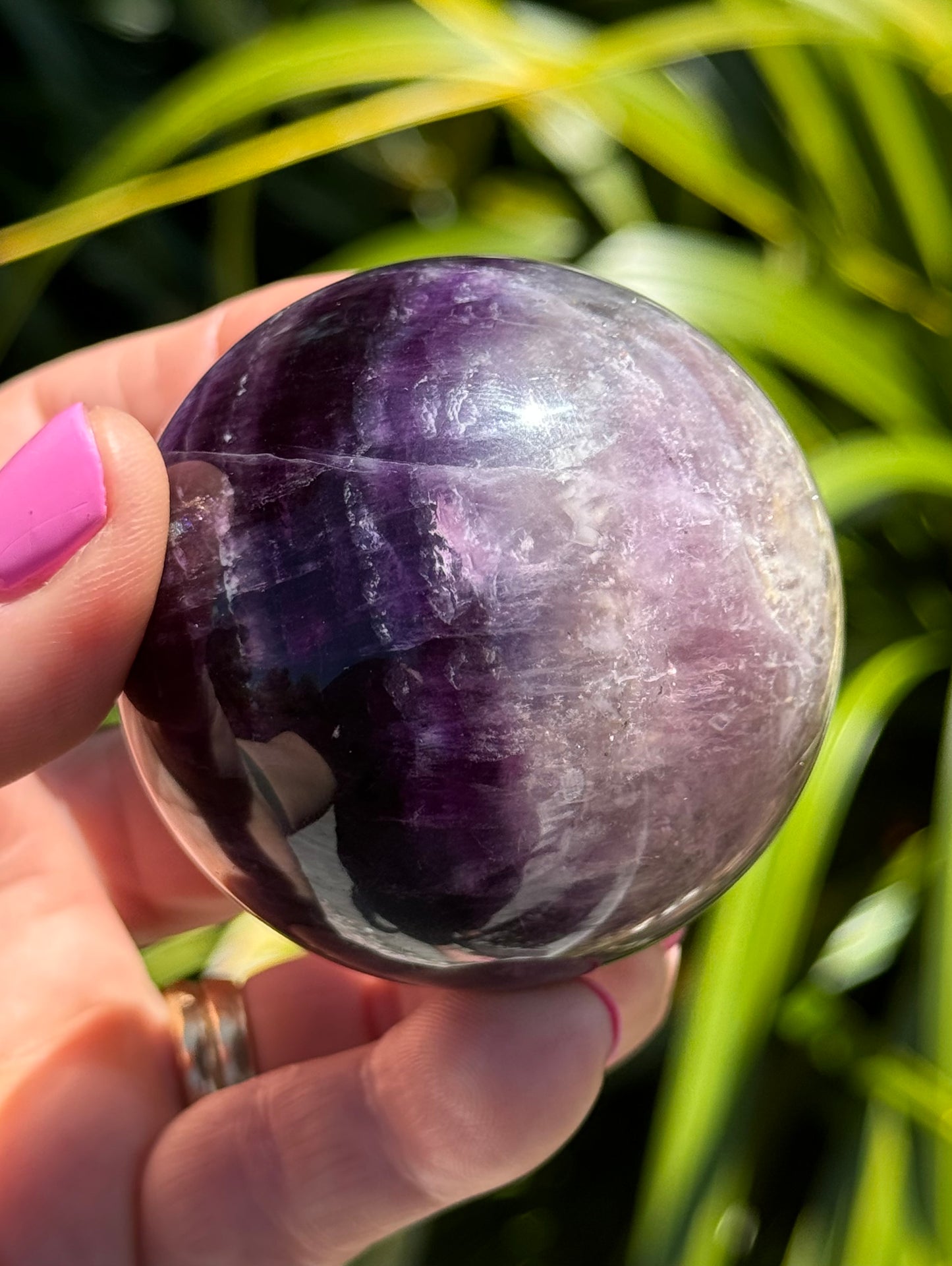 Purple Fluorite Sphere