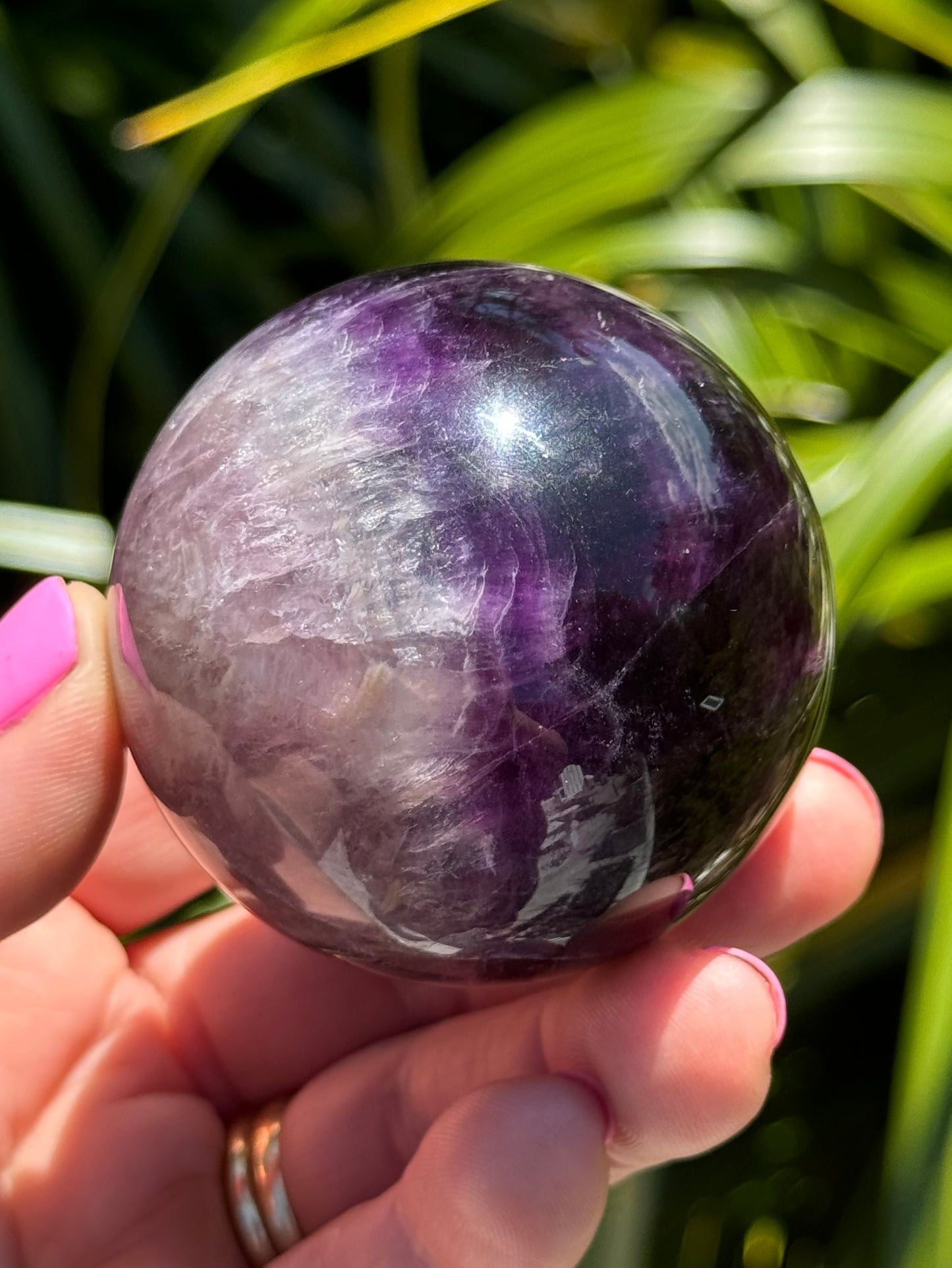 Purple Fluorite Sphere