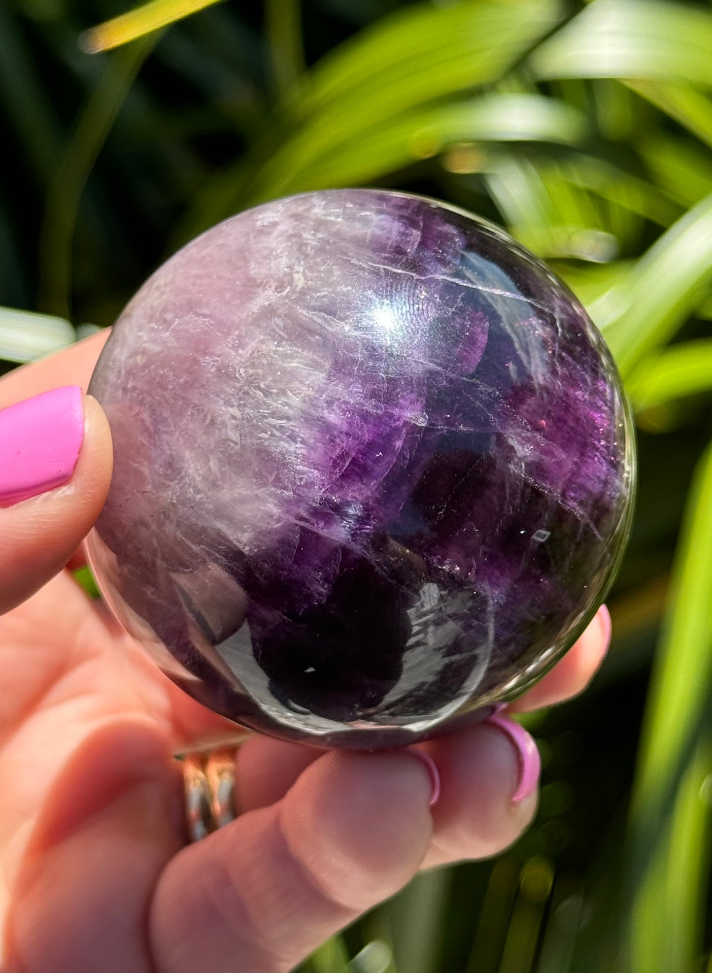 Purple Fluorite Sphere