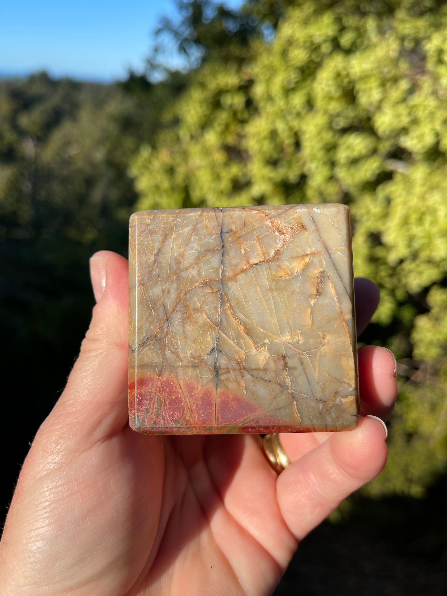 Cherry Creek Jasper Large Cube