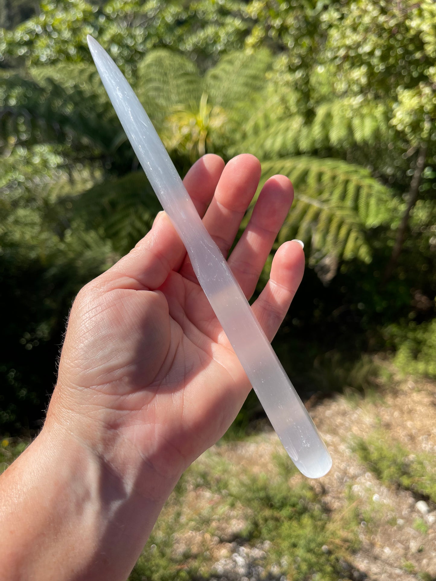 Satin Spar Ceremonial Athame