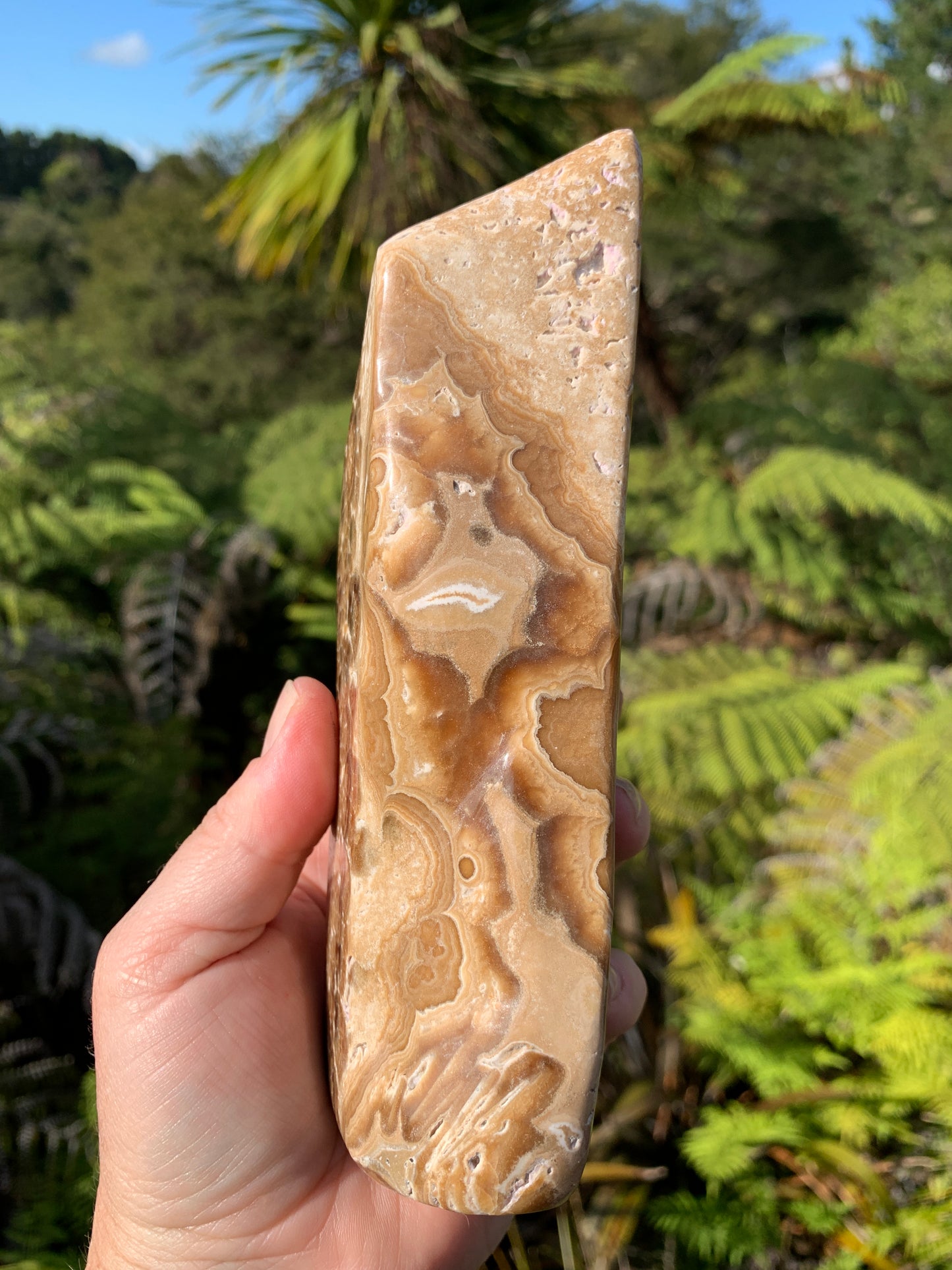 Chocolate Calcite Freeform