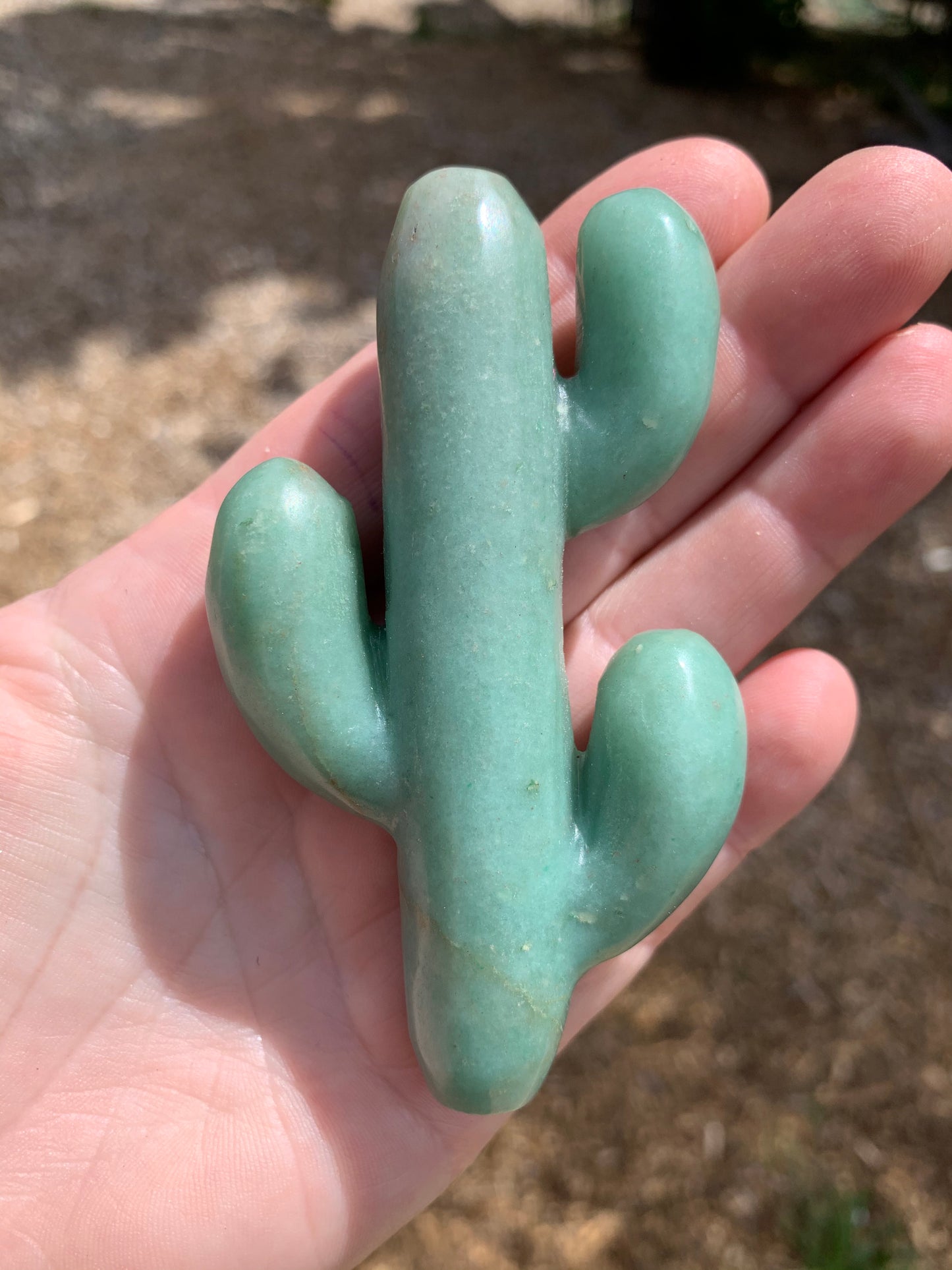 Green Aventurine Cactus