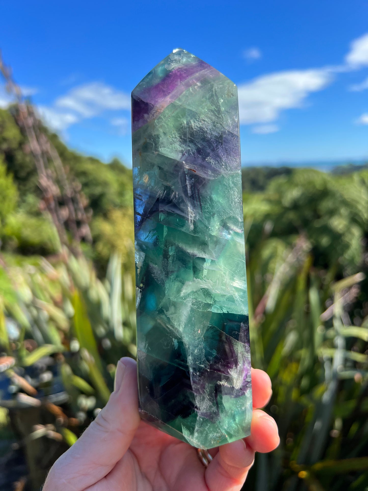 Rainbow Fluorite Tower