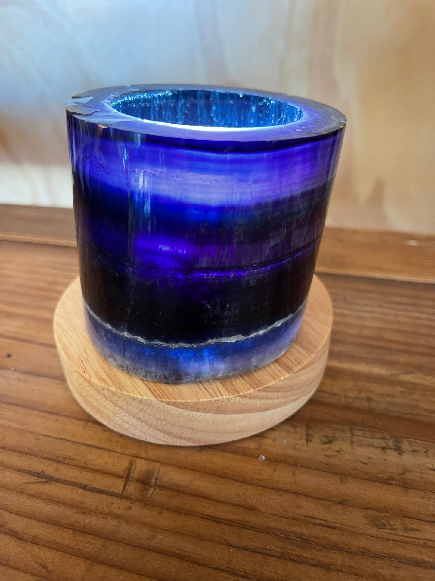 Rainbow Fluorite Lamp