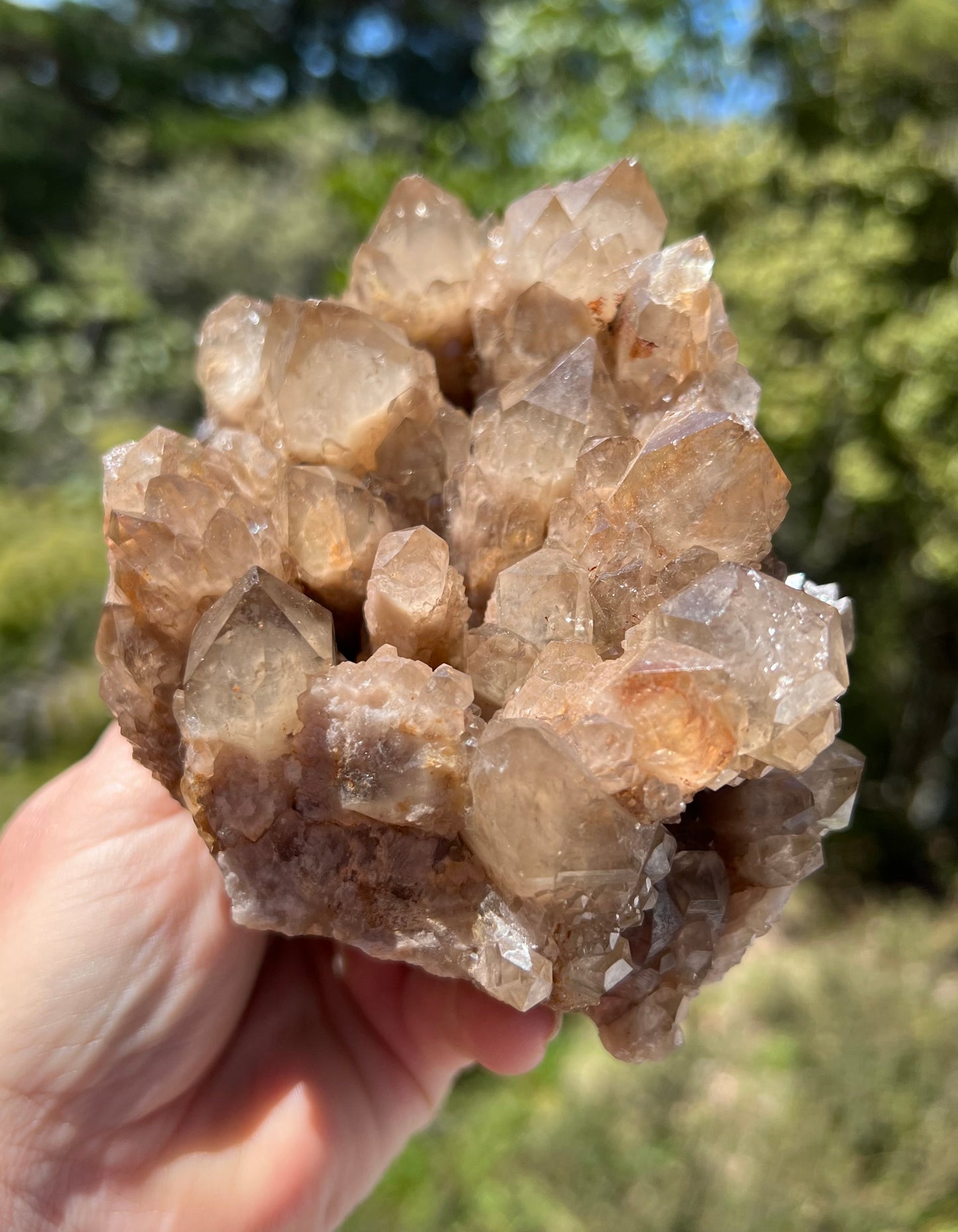 Kundalini Smoky Citrine Cluster