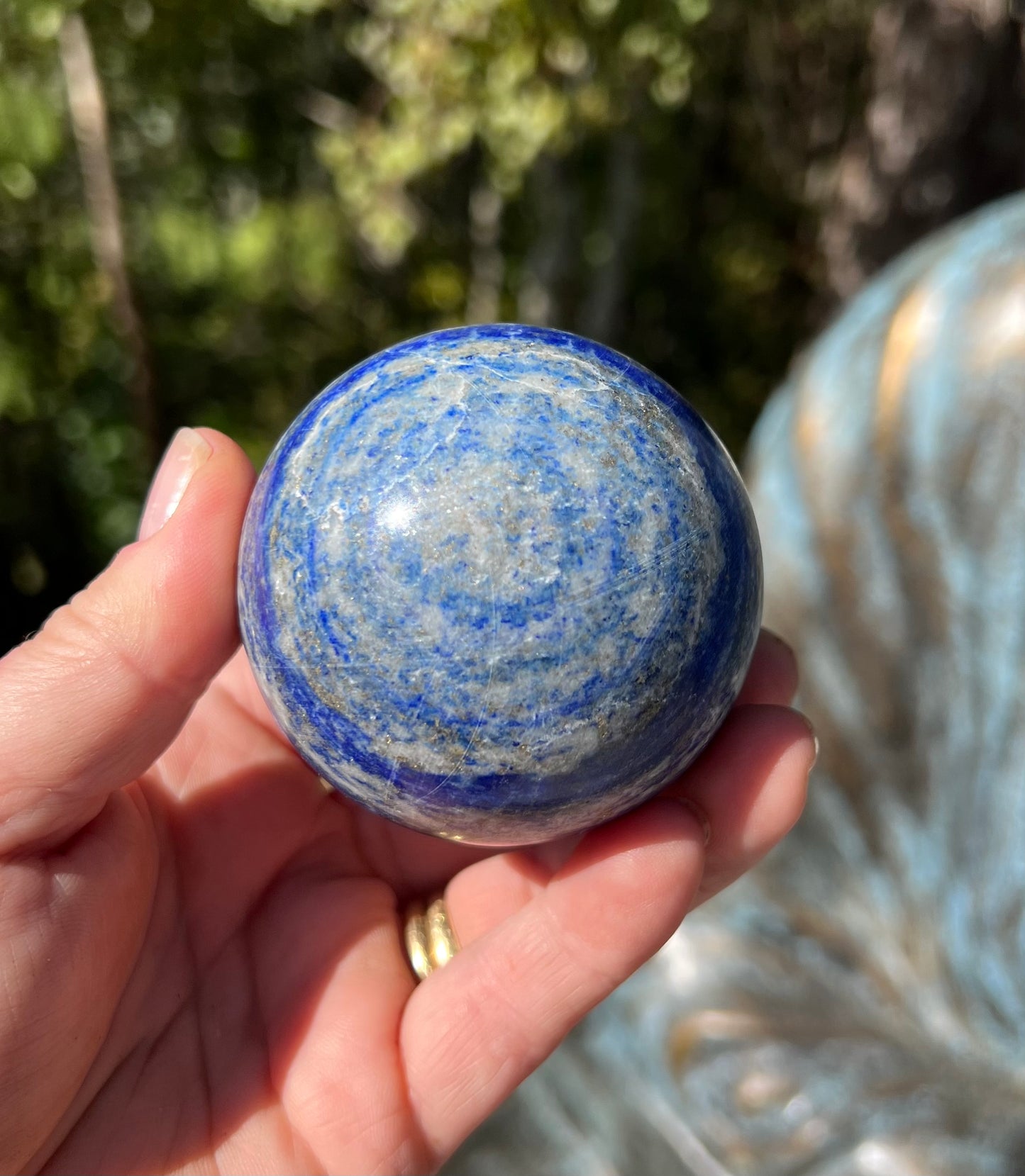 Lapis lazuli Sphere