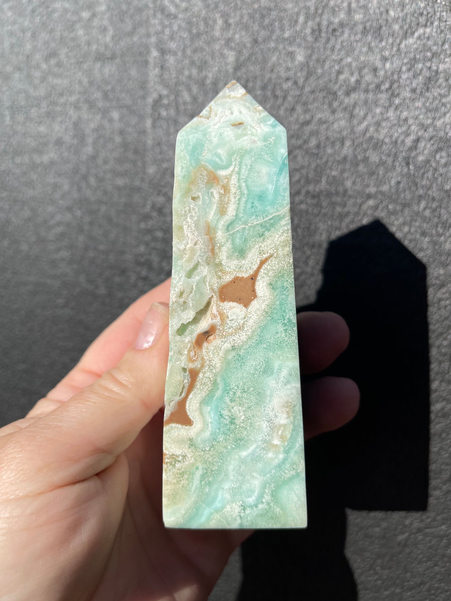 Blue Calcite/Aragonite Tower