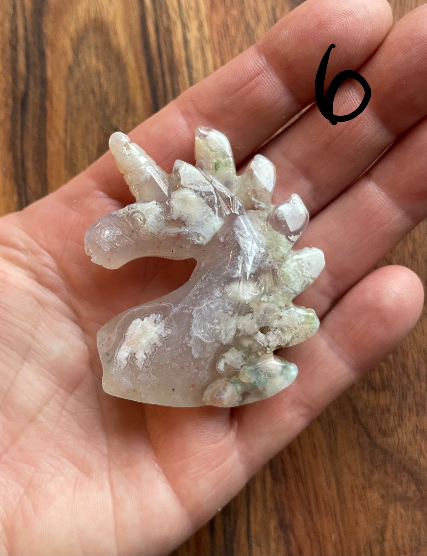 Cherry Blossom/Flower Agate Unicorns