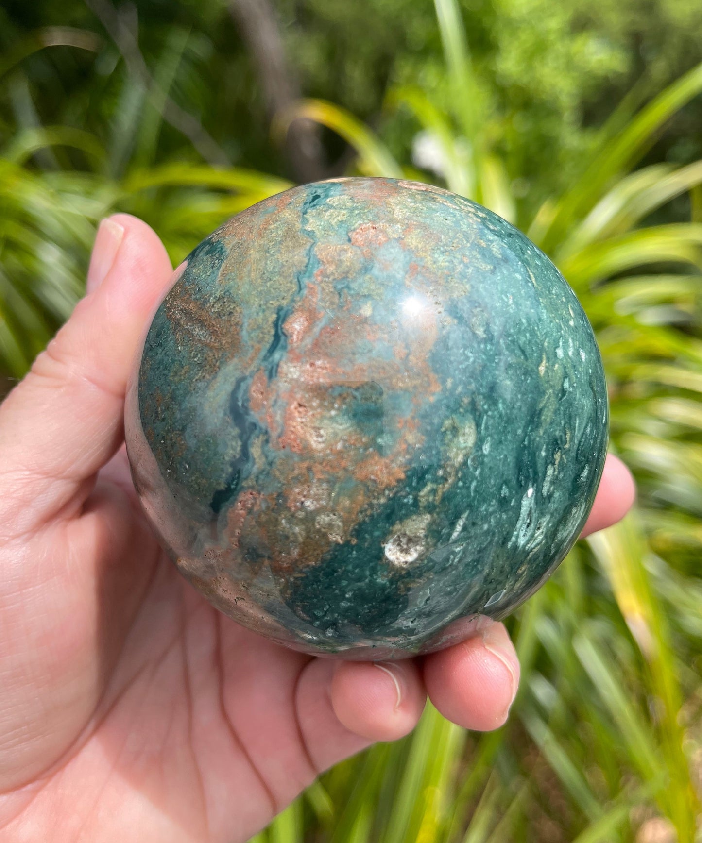 Ocean Jasper Sphere