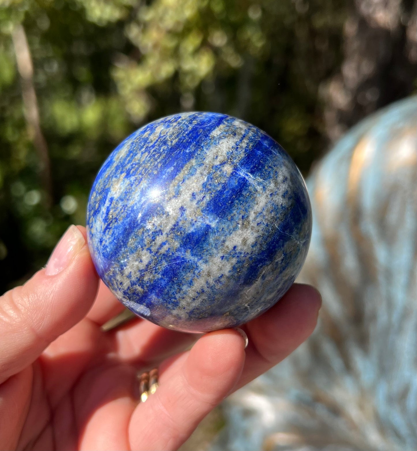 Lapis lazuli Sphere