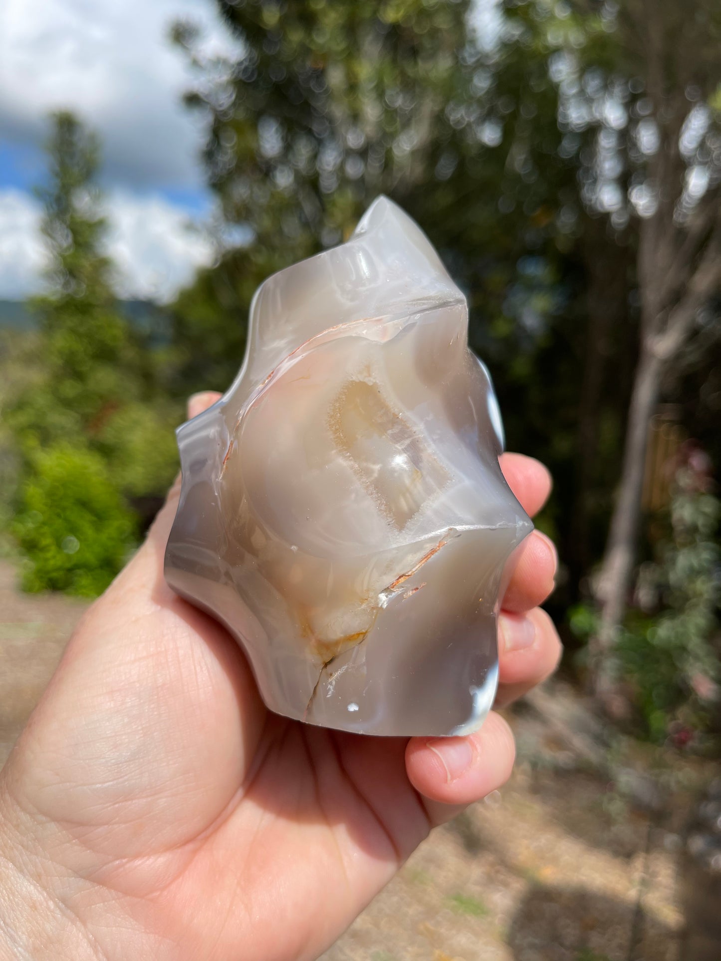 Orca Agate Flame