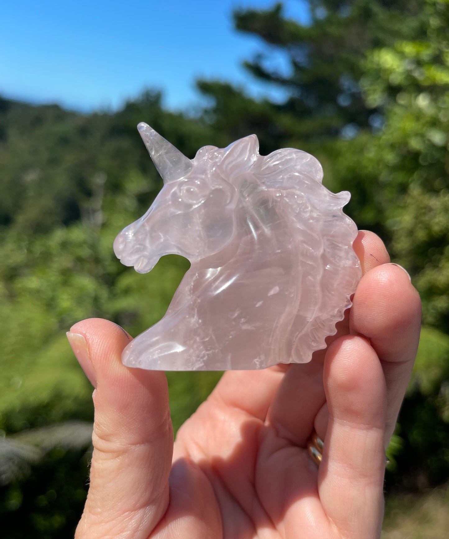 Rose Quartz Unicorn