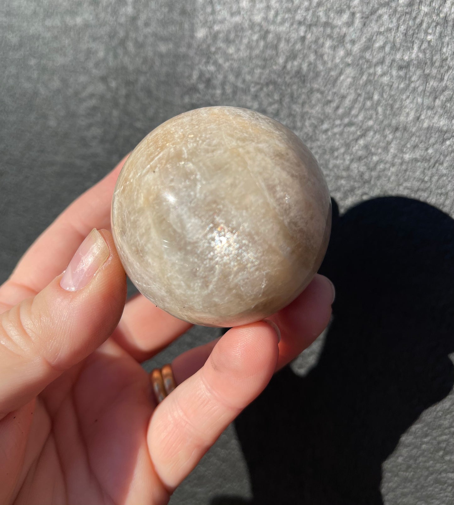 Moonstone Sphere, Blue Flash